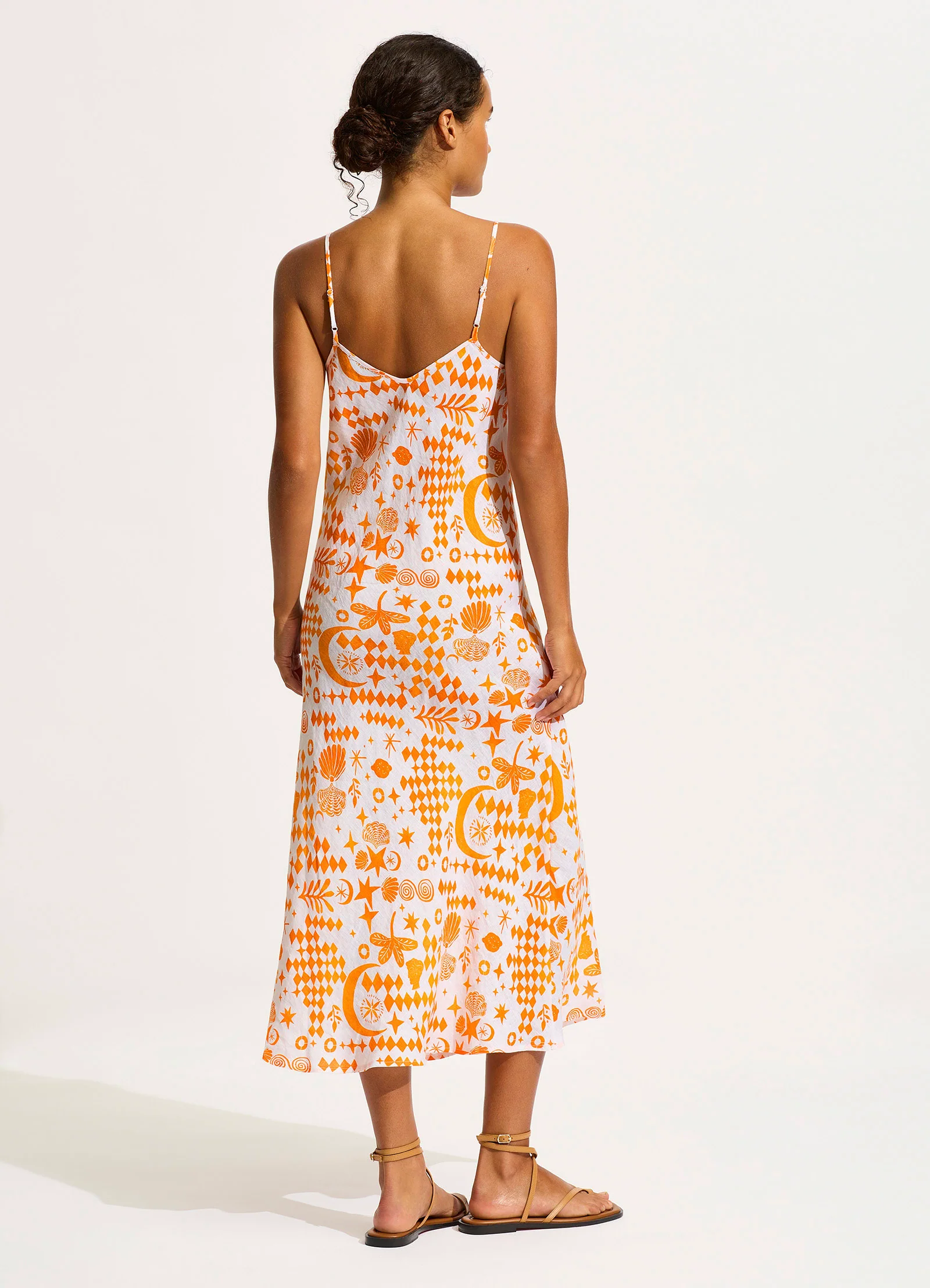 Corfu Midi Dress - Turmeric - Image 3