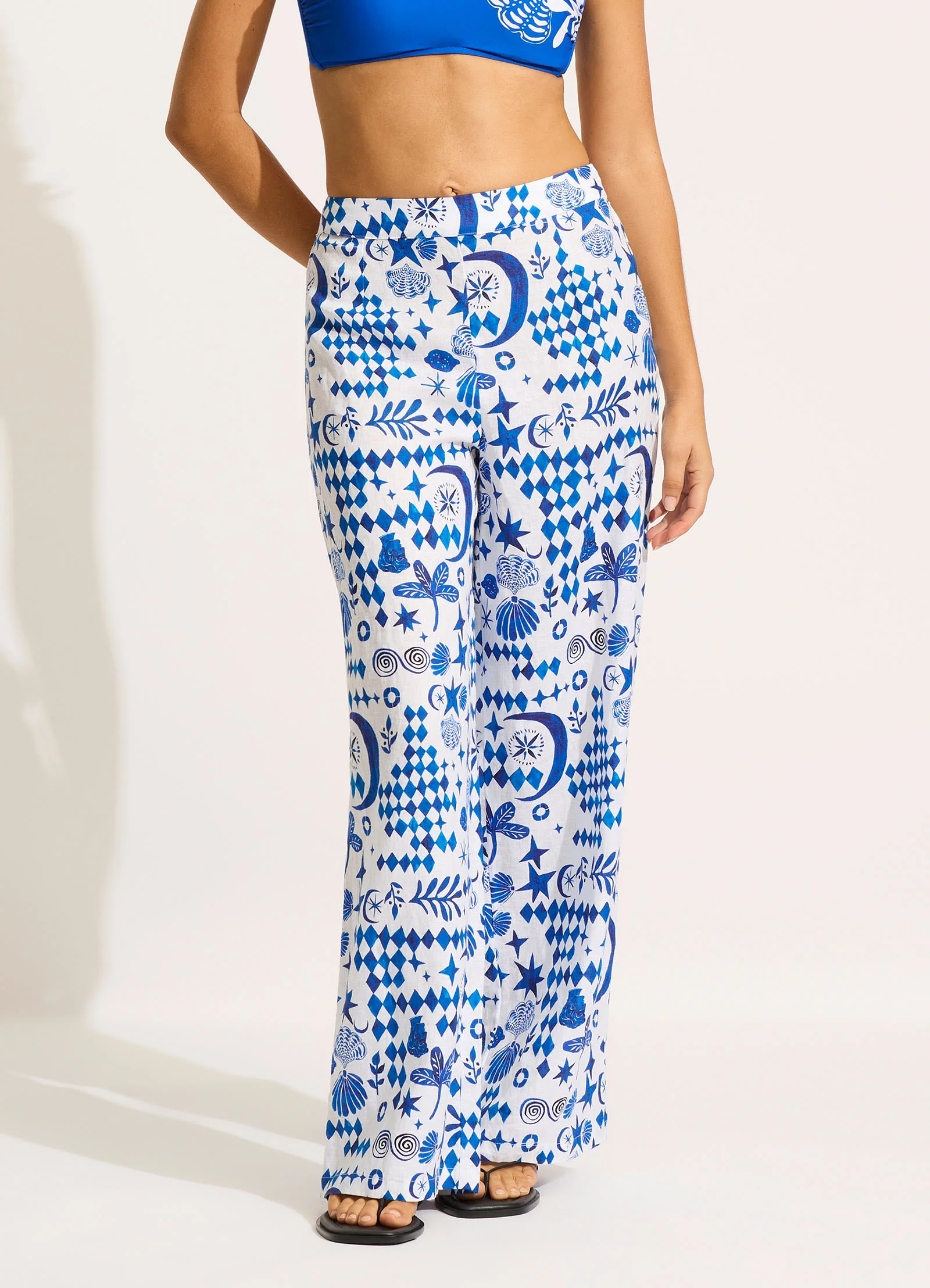 Corfu Pant - Azure - Image 2