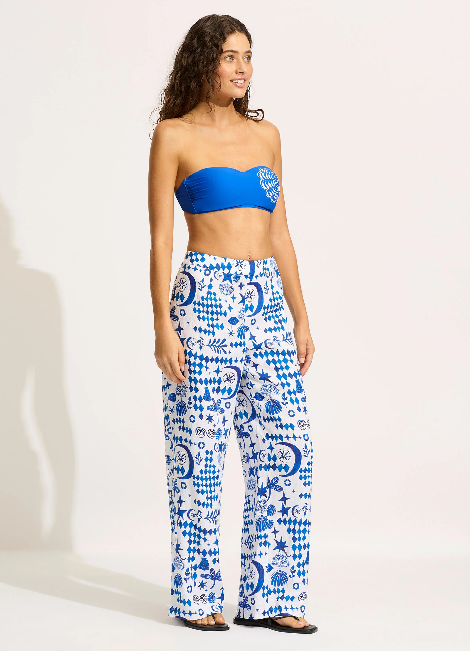 Corfu Pant - Azure - Image 3