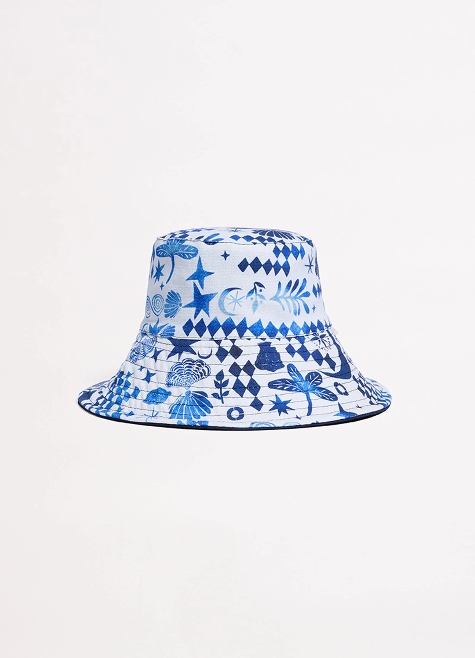 Corfu Reversible Bucket Hat - Azure - Image 3