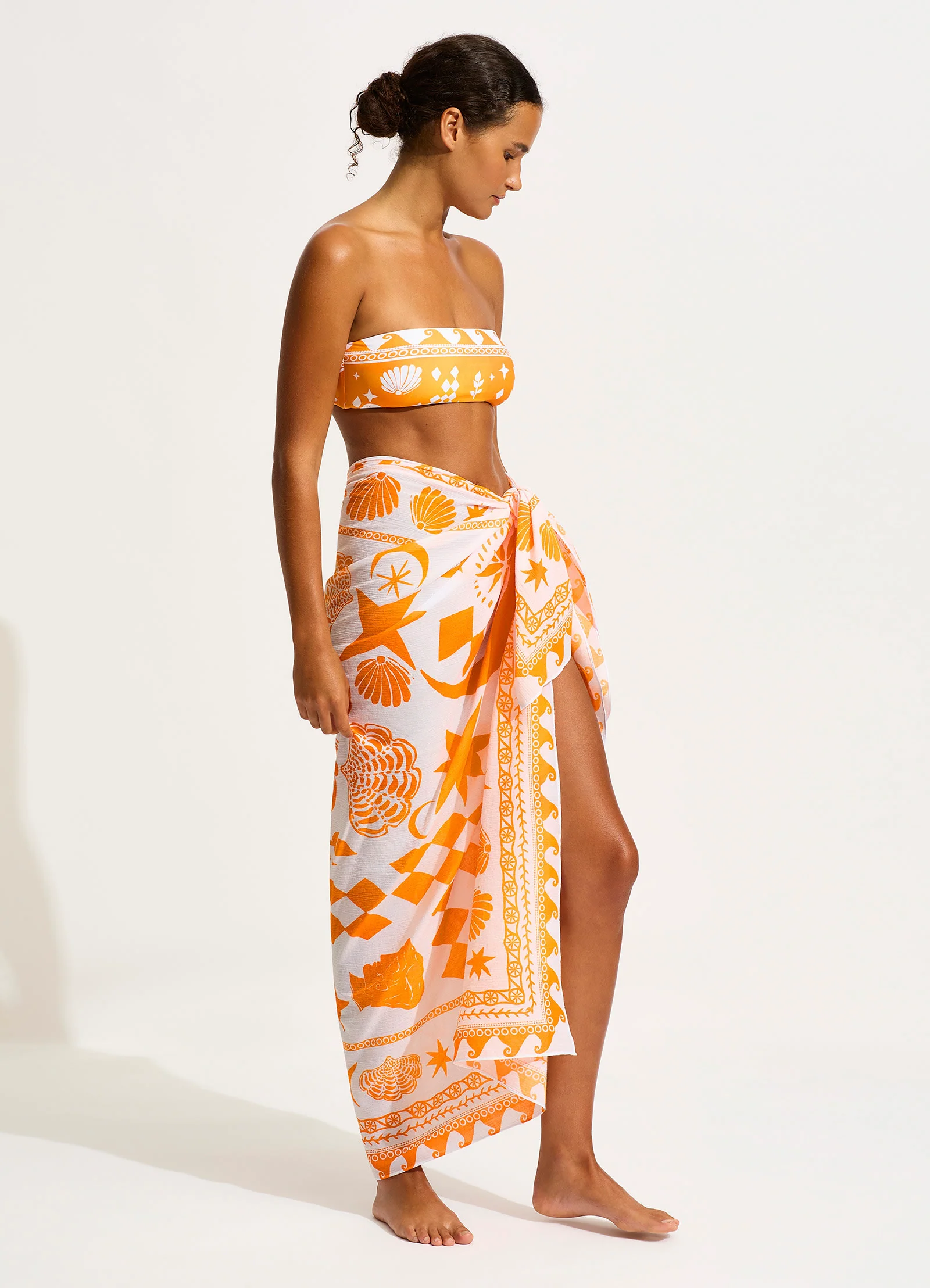 Corfu Sarong - Turmeric - Image 2