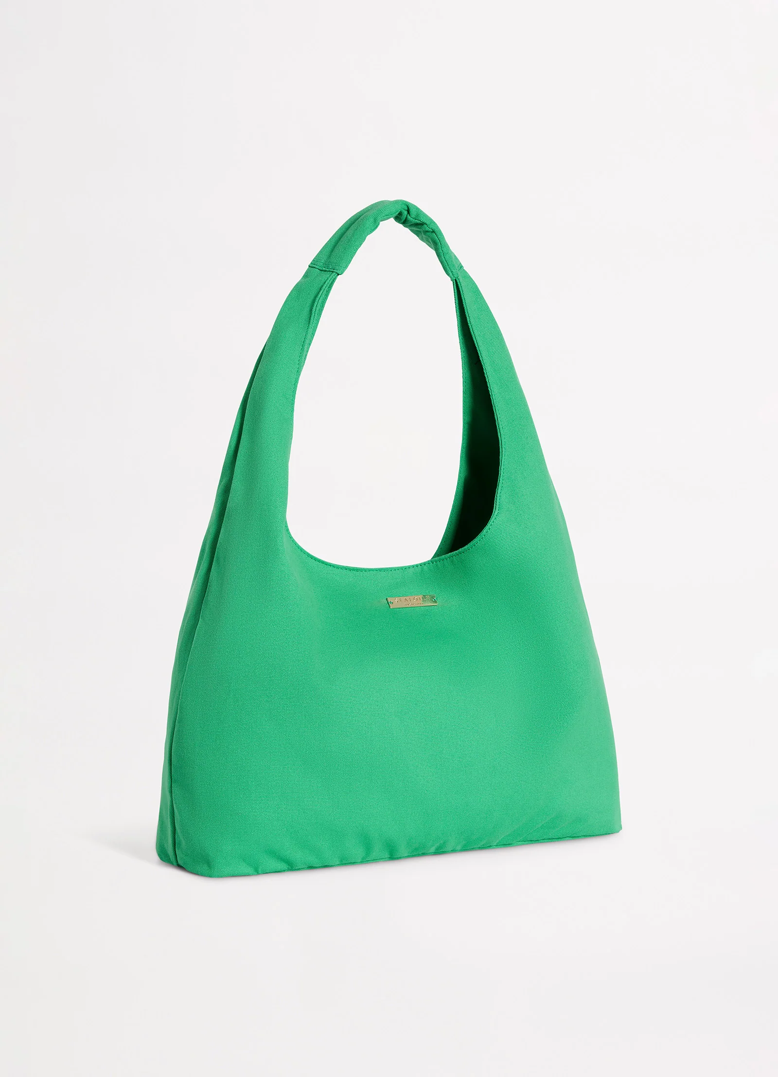 Cotton Canvas Tote Bag - Jade - Image 2