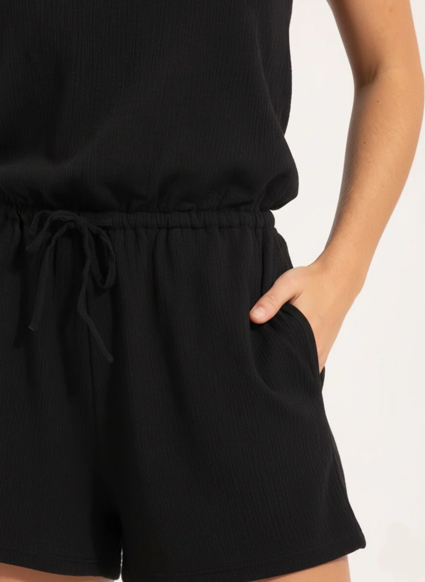 Crinkle Playsuit - Image 4
