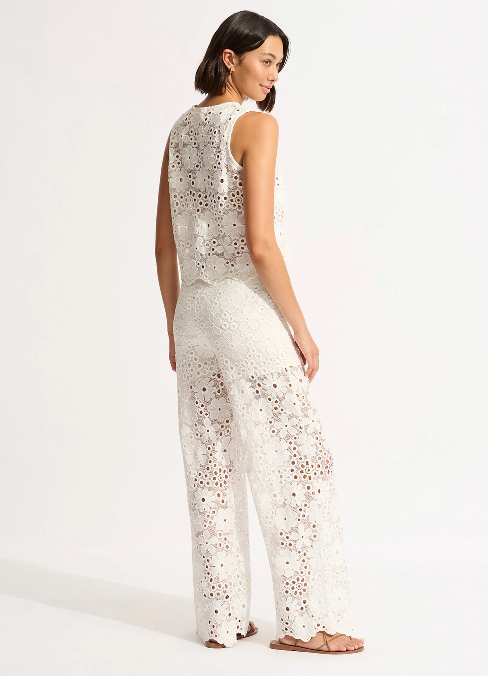 Crochet Pant - White - Image 4