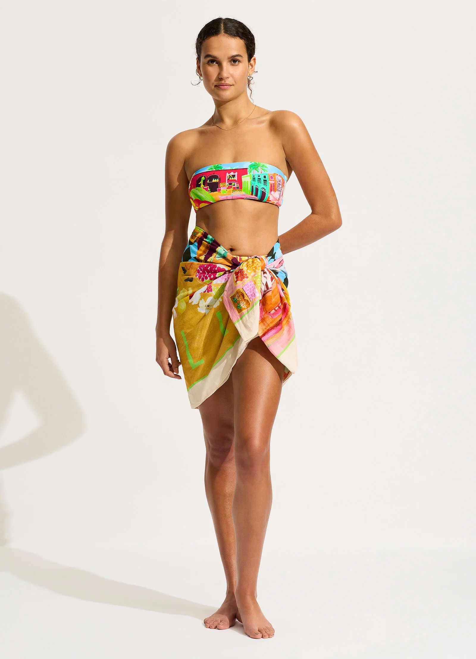 Cuba Sarong - Turquoise - Image 7