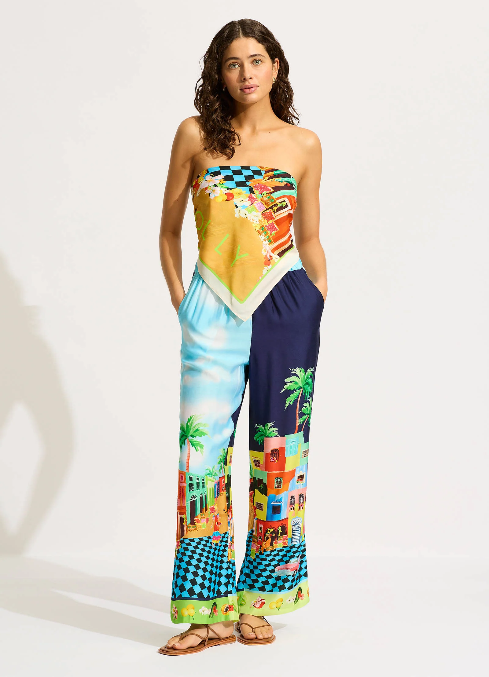 Cuba Scarf - Turquoise - Image 6