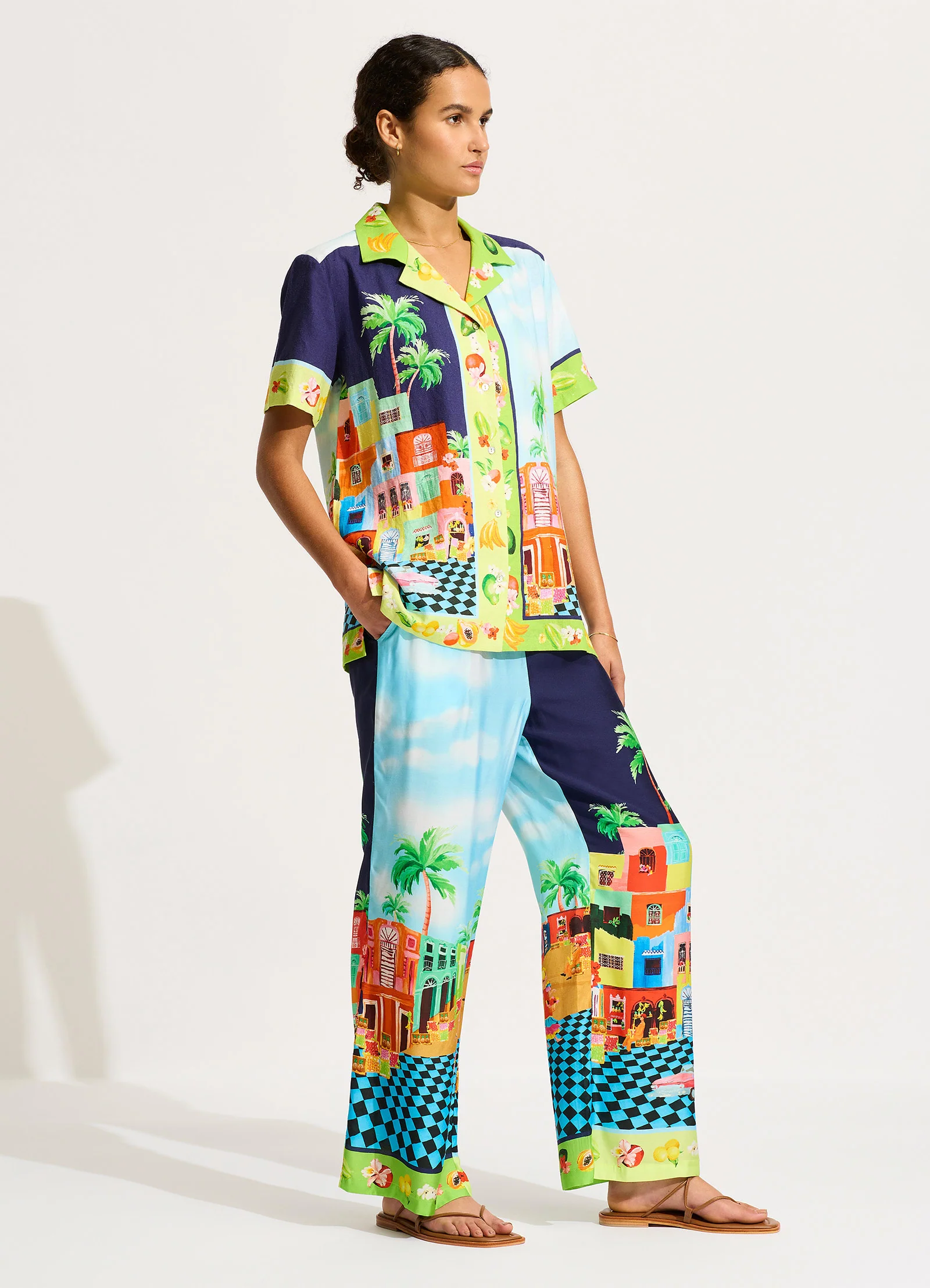 Cuba Shirt - Turquoise - Image 3