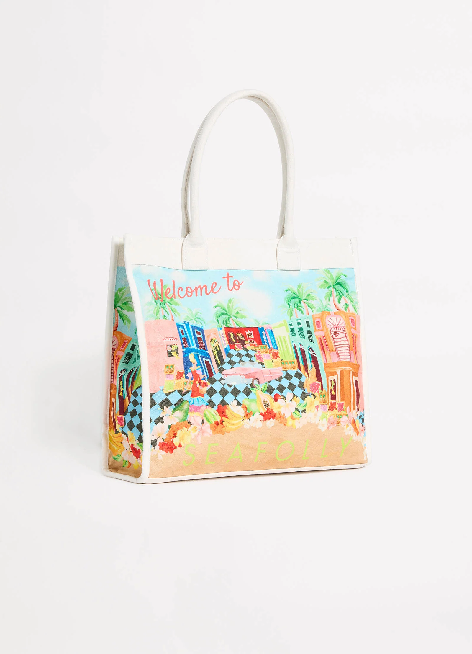 Cuba Tote Bag - Turquoise - Image 2