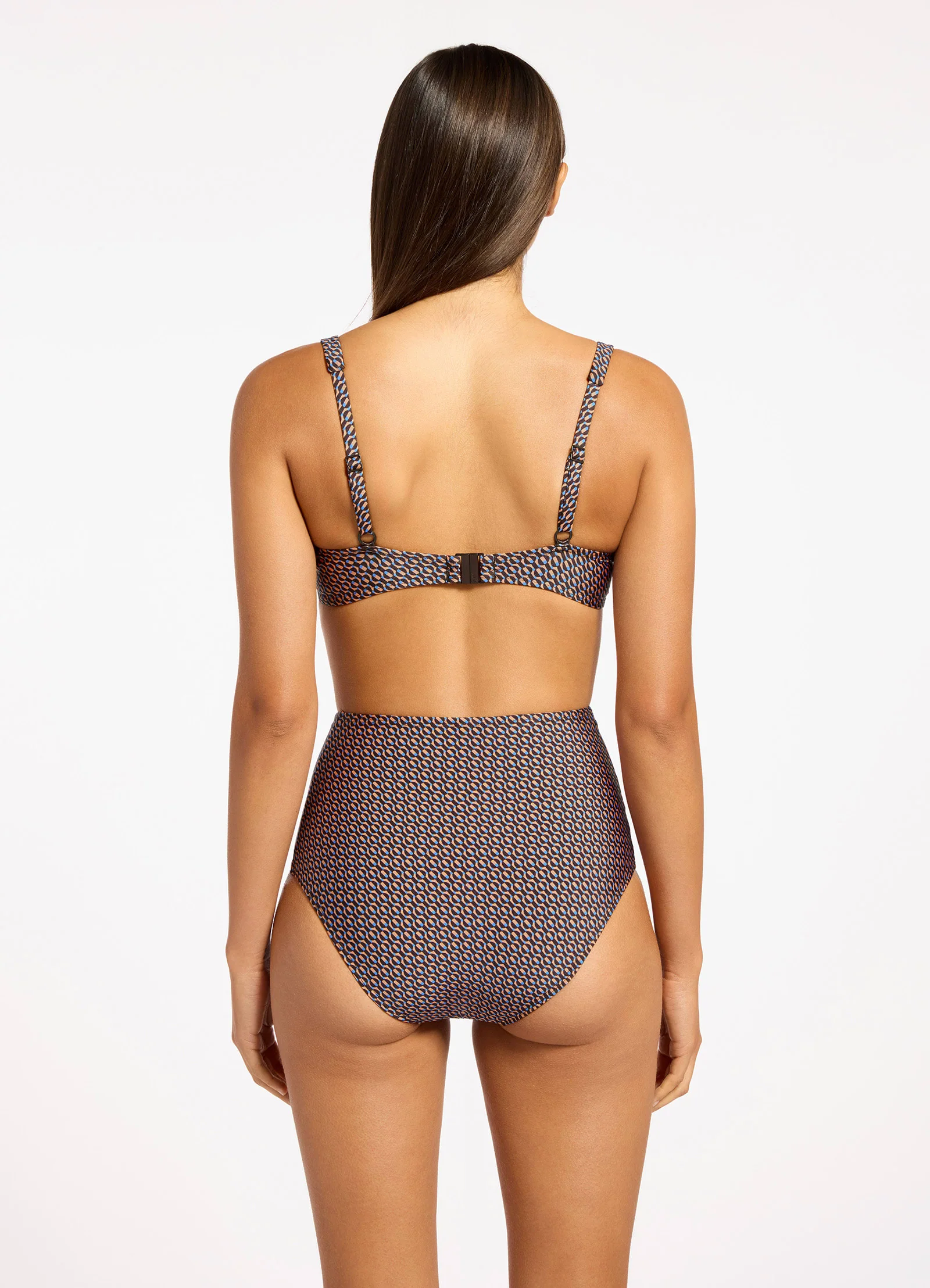 Desert Geo Underwire Triangle Bikini Top - Image 3
