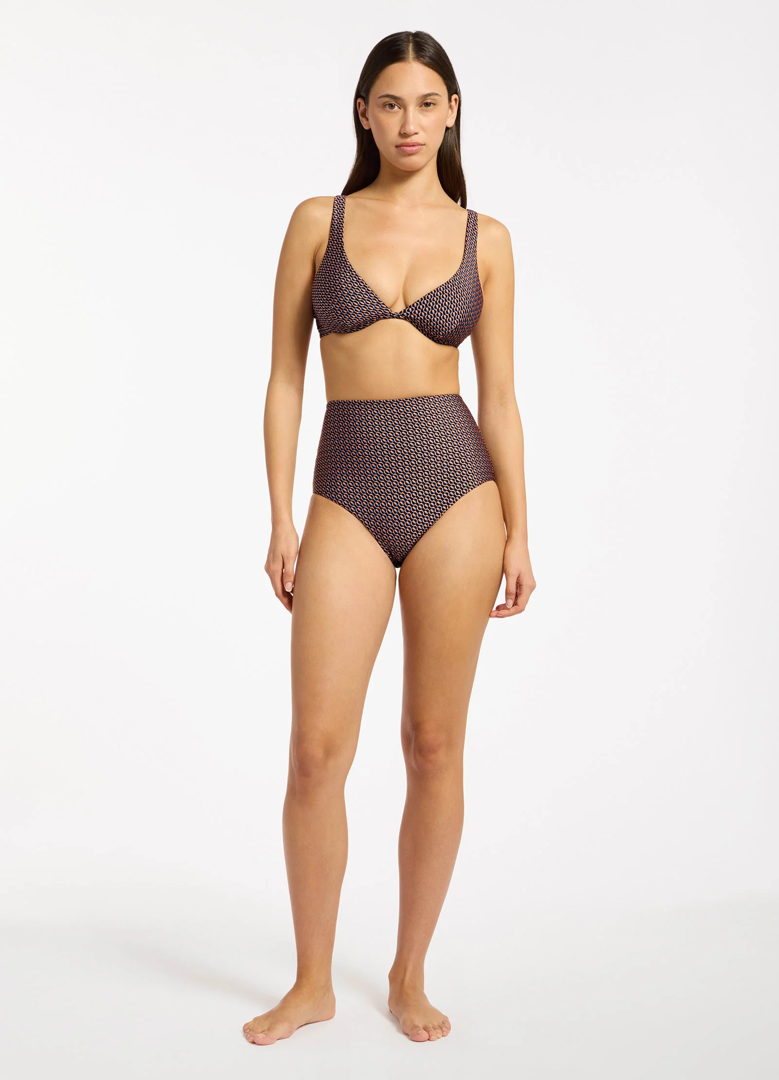 Desert Geo Underwire Triangle Bikini Top - Image 5