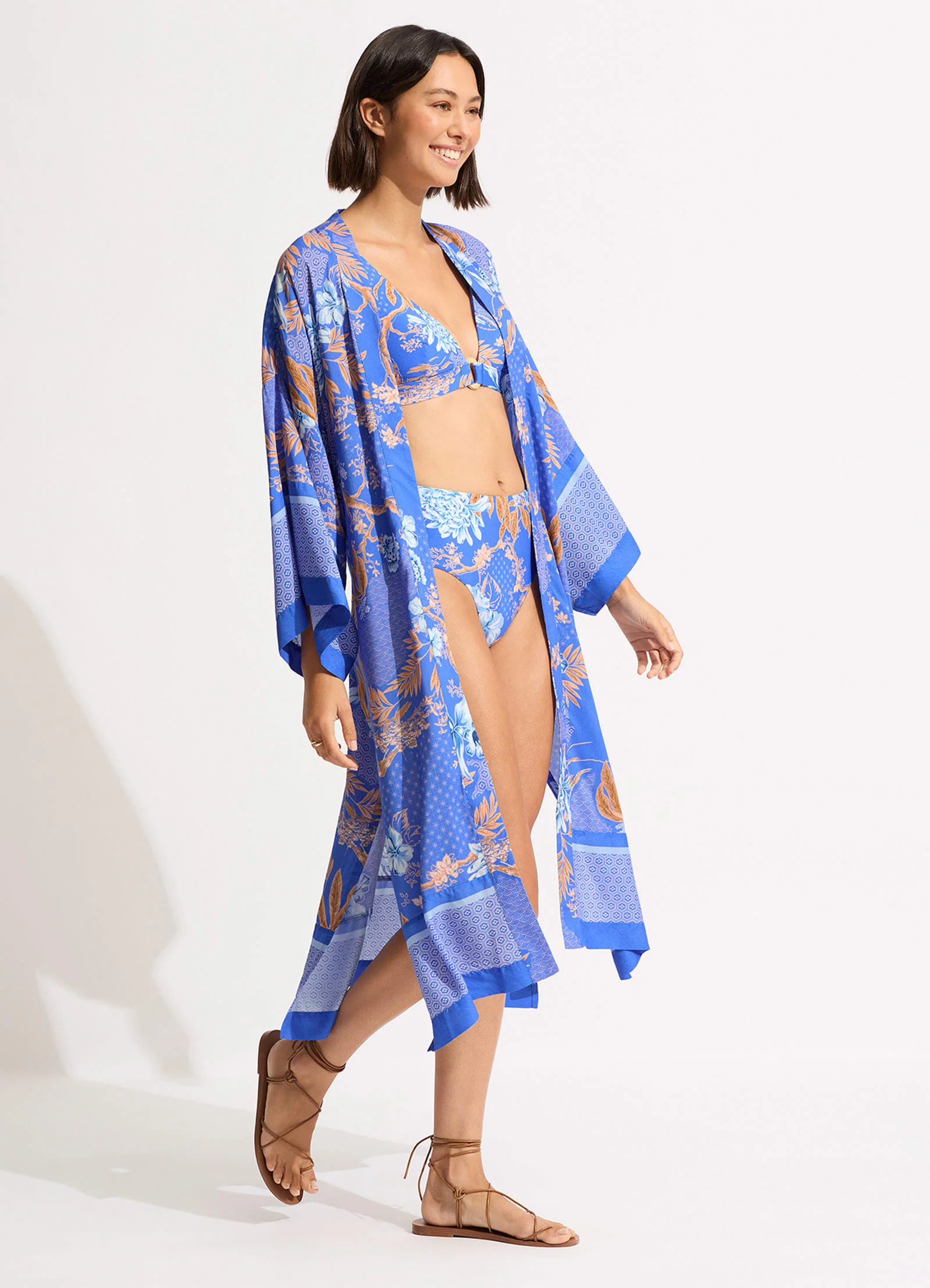 Eden Kimono Jacket - Azure - Image 2