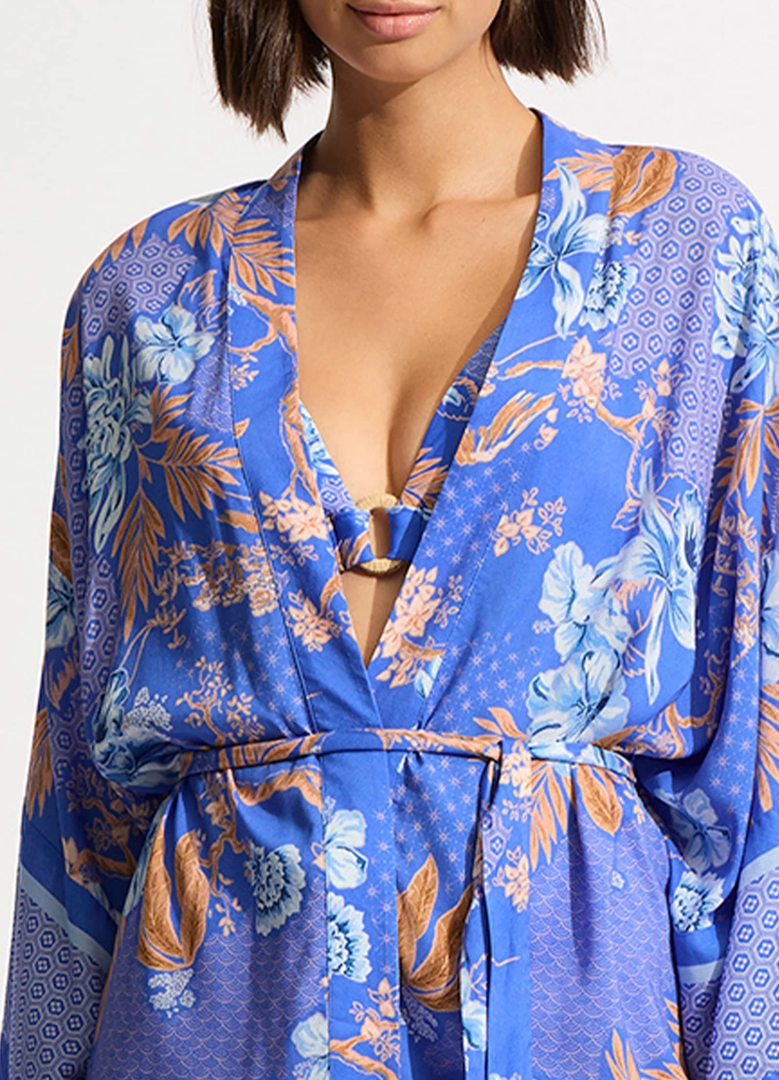 Eden Kimono Jacket - Azure - Image 4