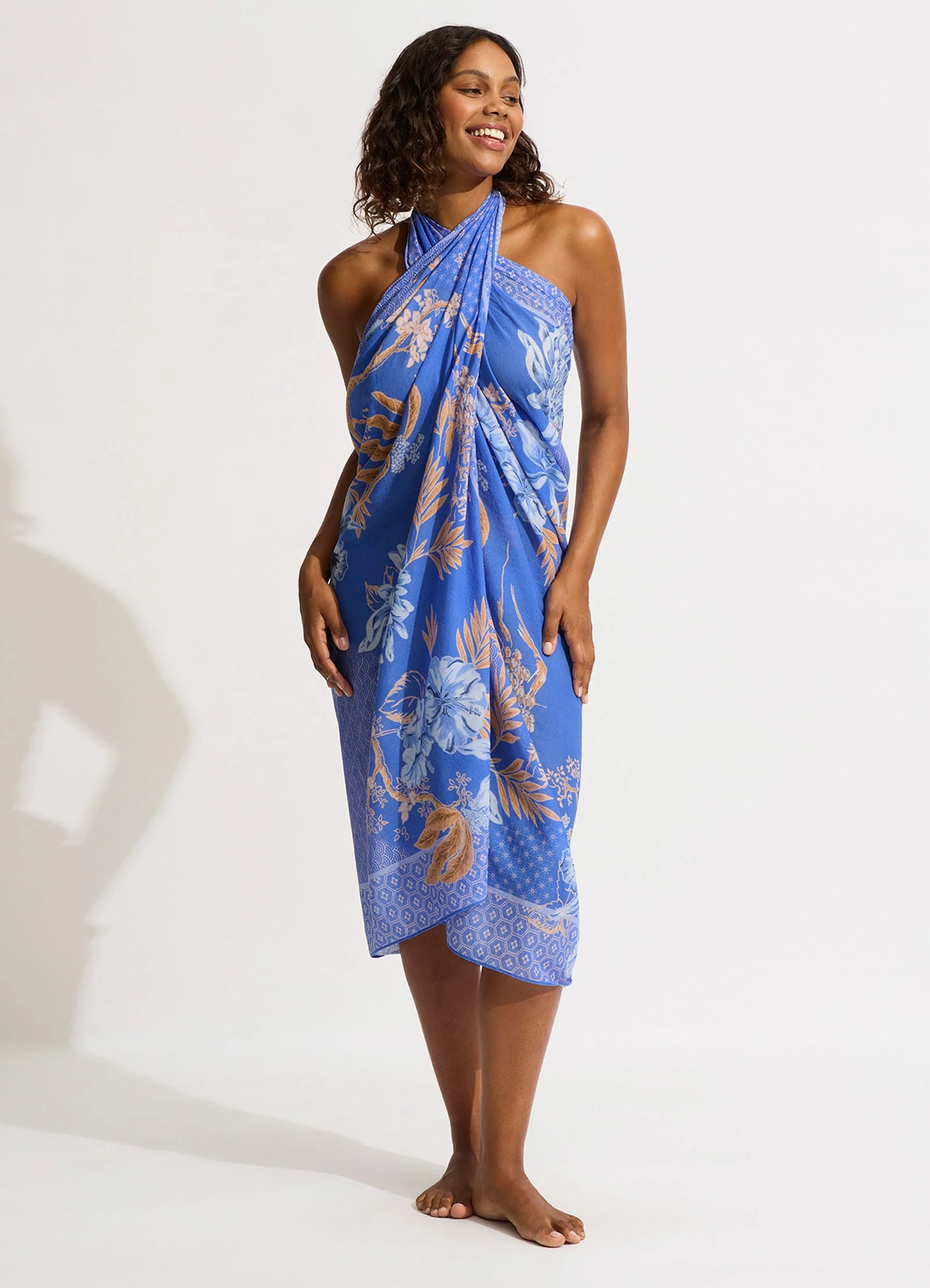 Eden Sarong - Azure - Image 7