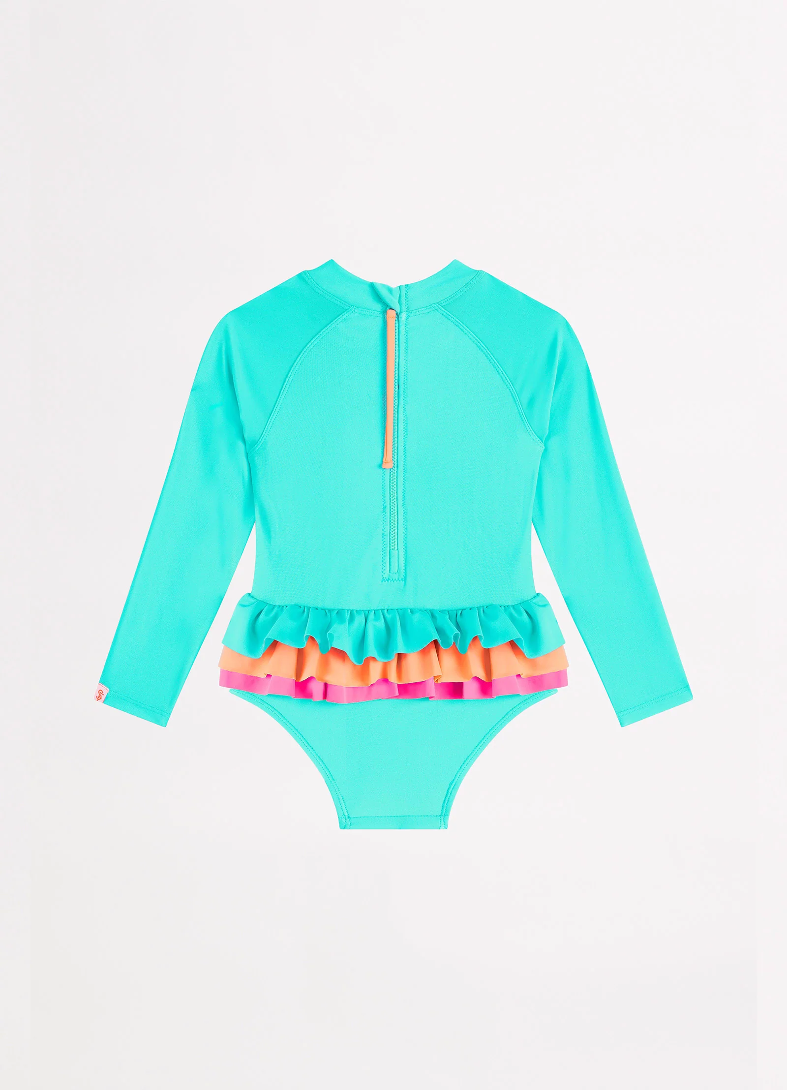 Essential Girls Colour Blocked Paddlesuit - Splash - Image 3