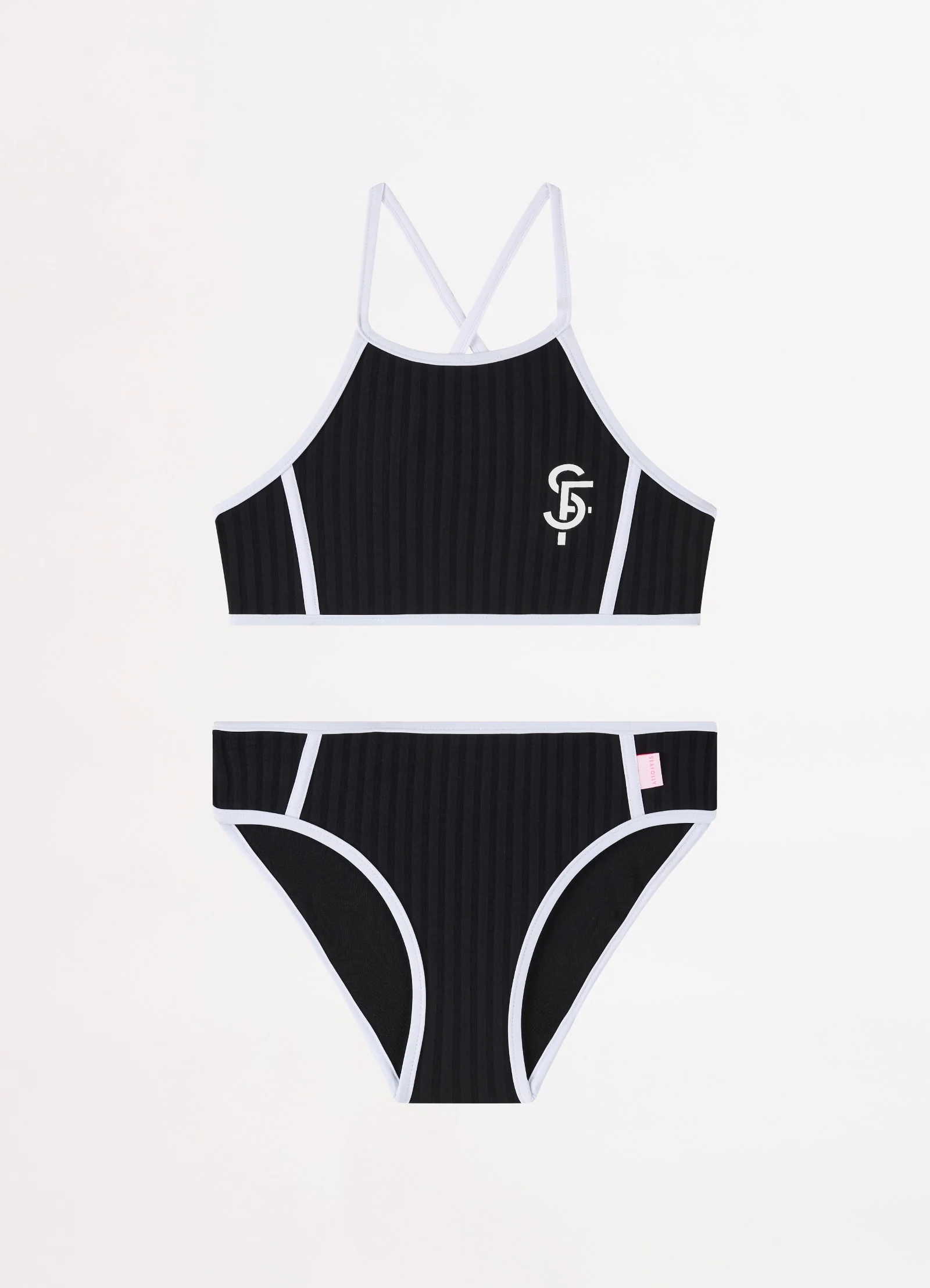 Essentials Girls Sporty Bikini - Black - Image 2