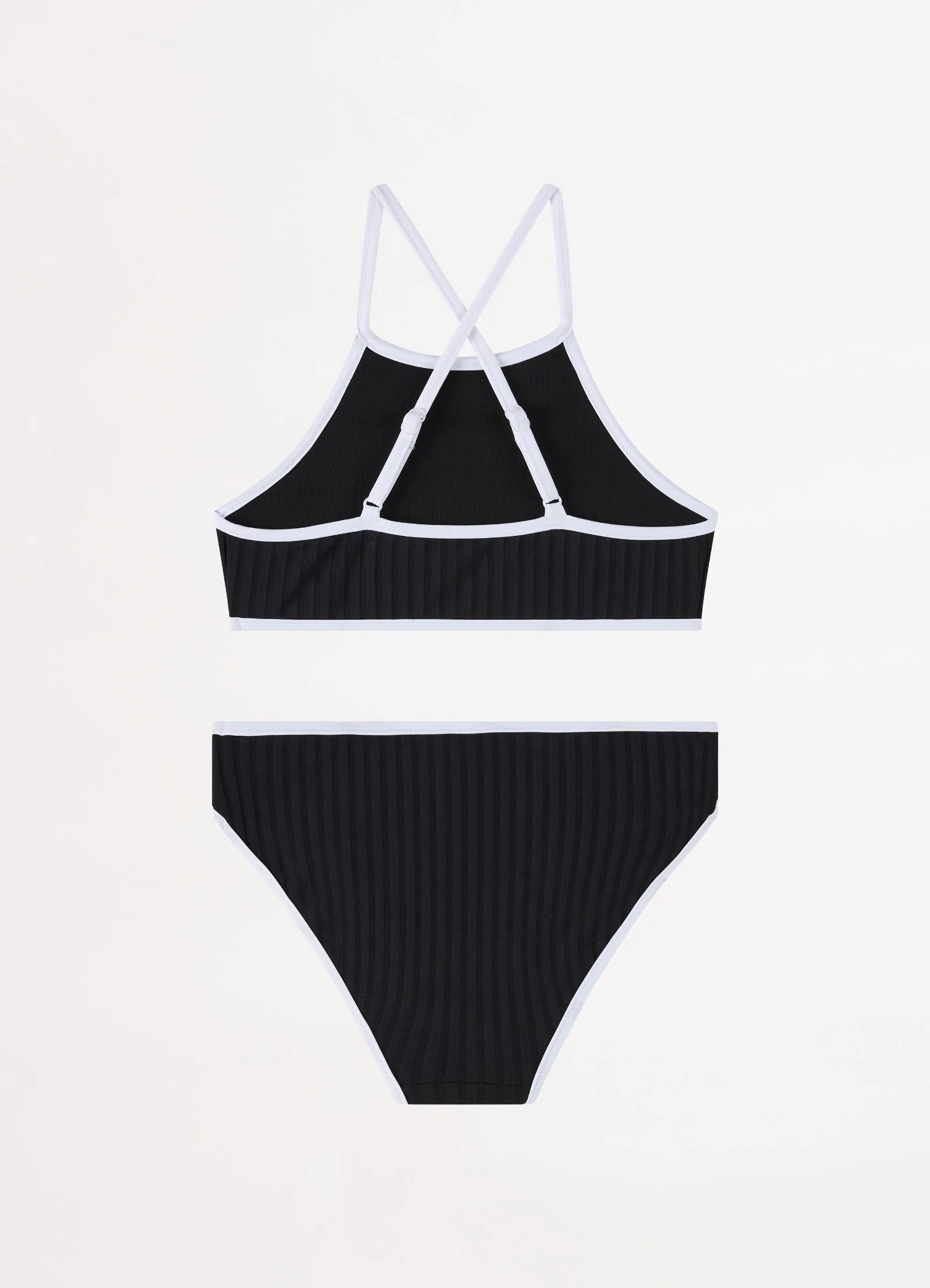 Essentials Girls Sporty Bikini - Black - Image 3