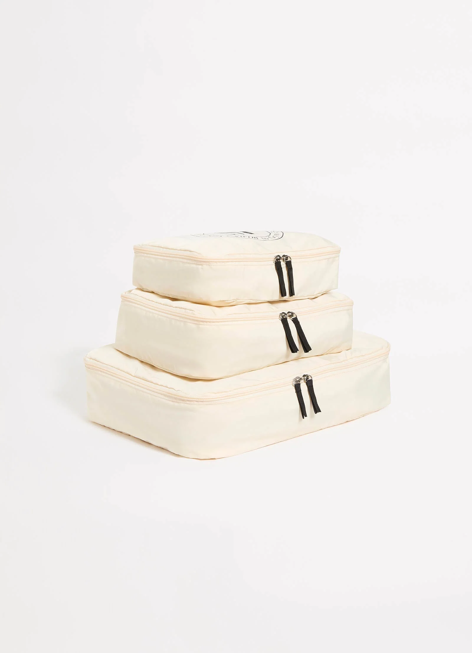 Foldable Packing Cubes - Ecru - Image 2