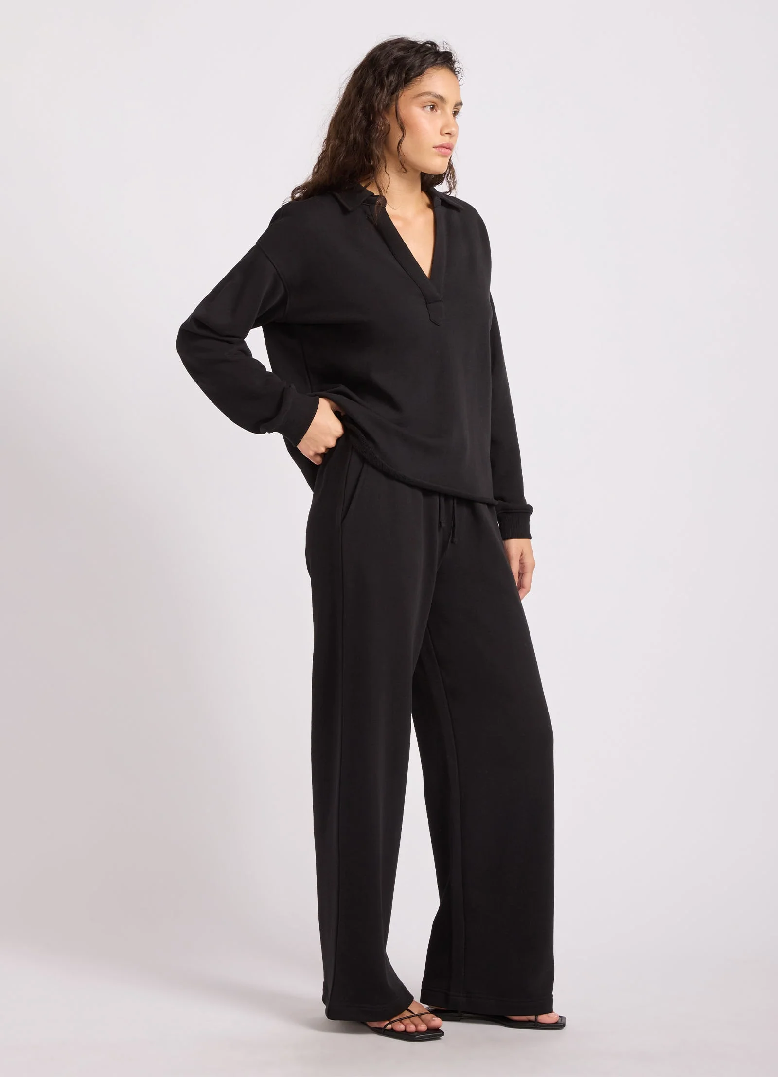 French Terry Polo Popover - Image 3