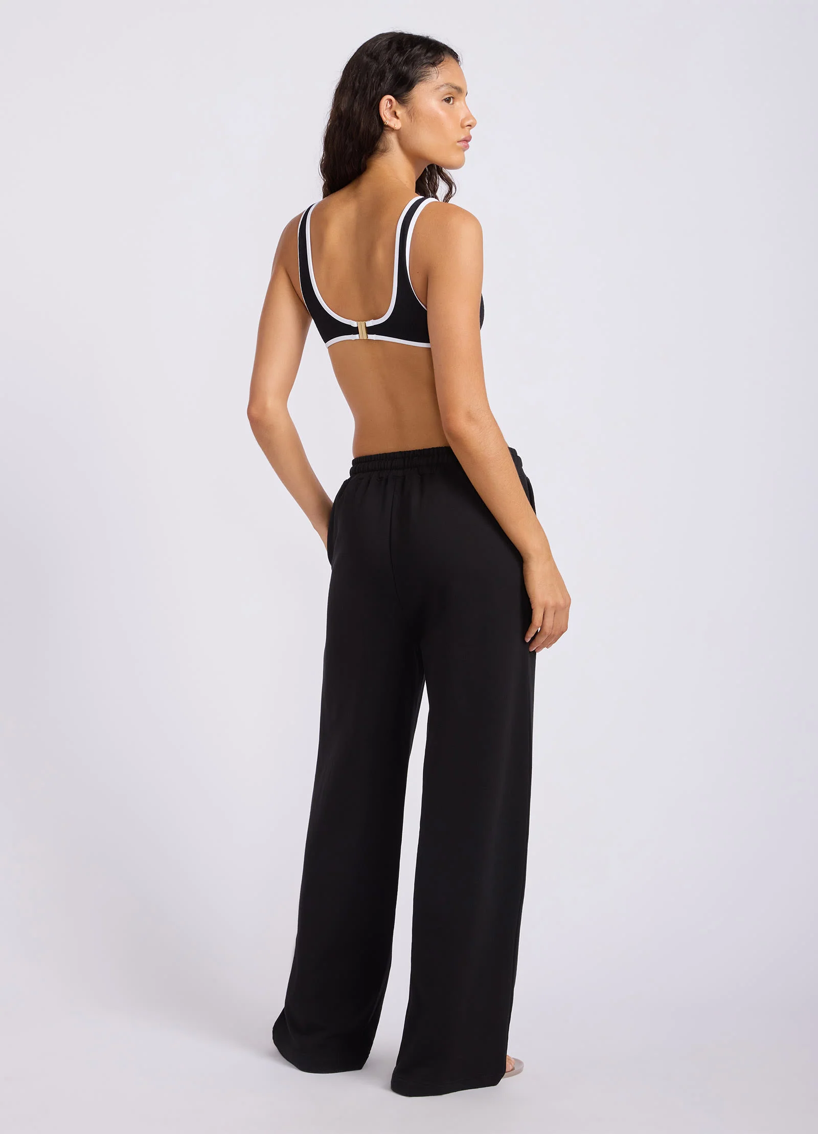 French Terry Wide Leg Pant - Image 3