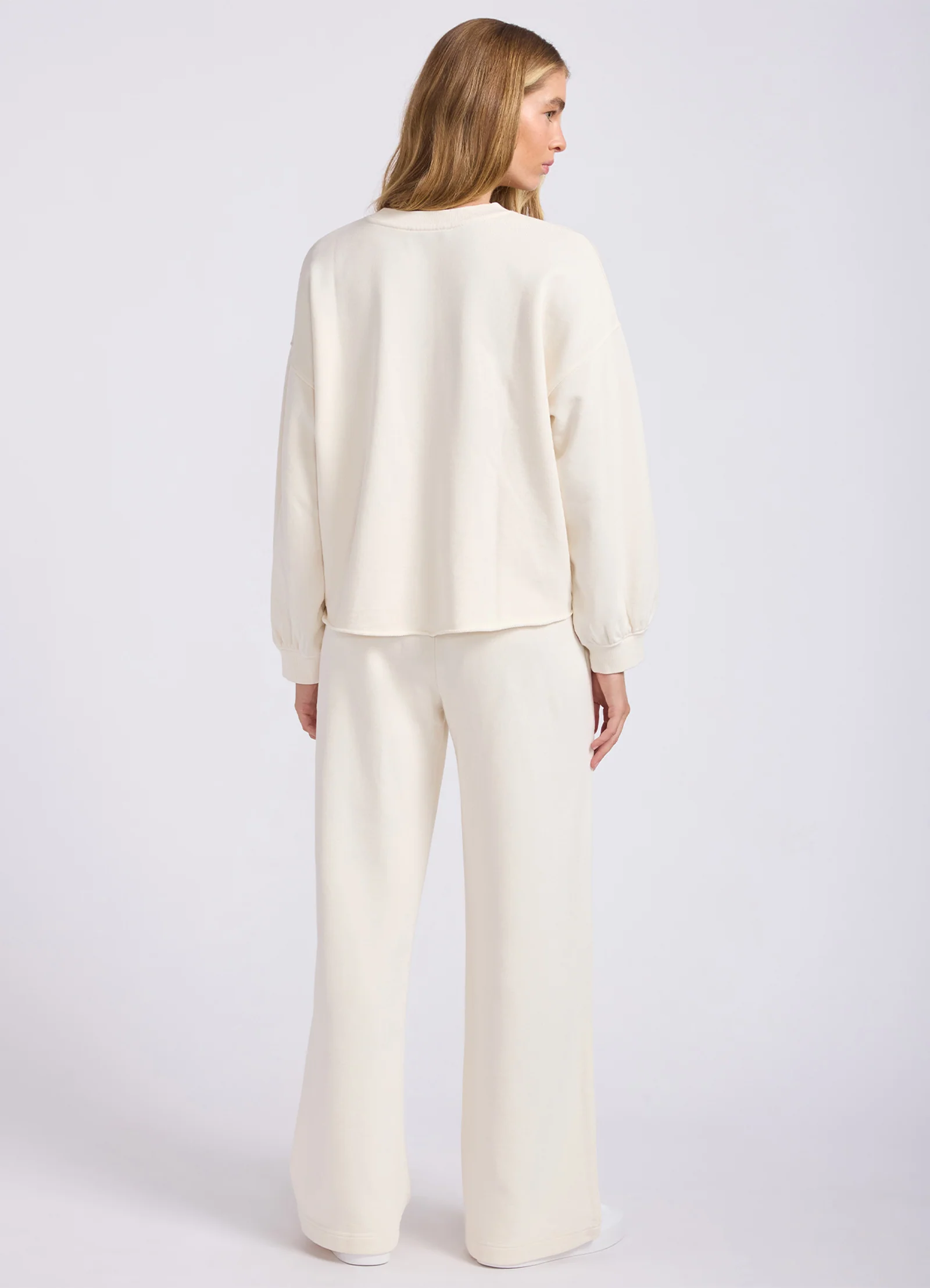 French Terry Wide Leg Pant - Image 3