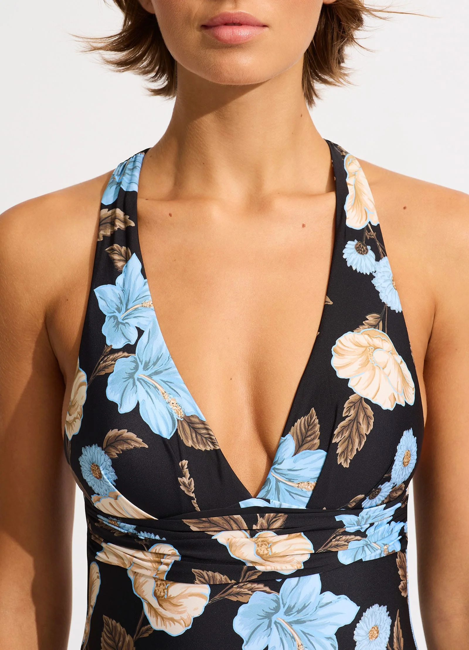 Garden Party Cross Back One Piece - Black - Image 4