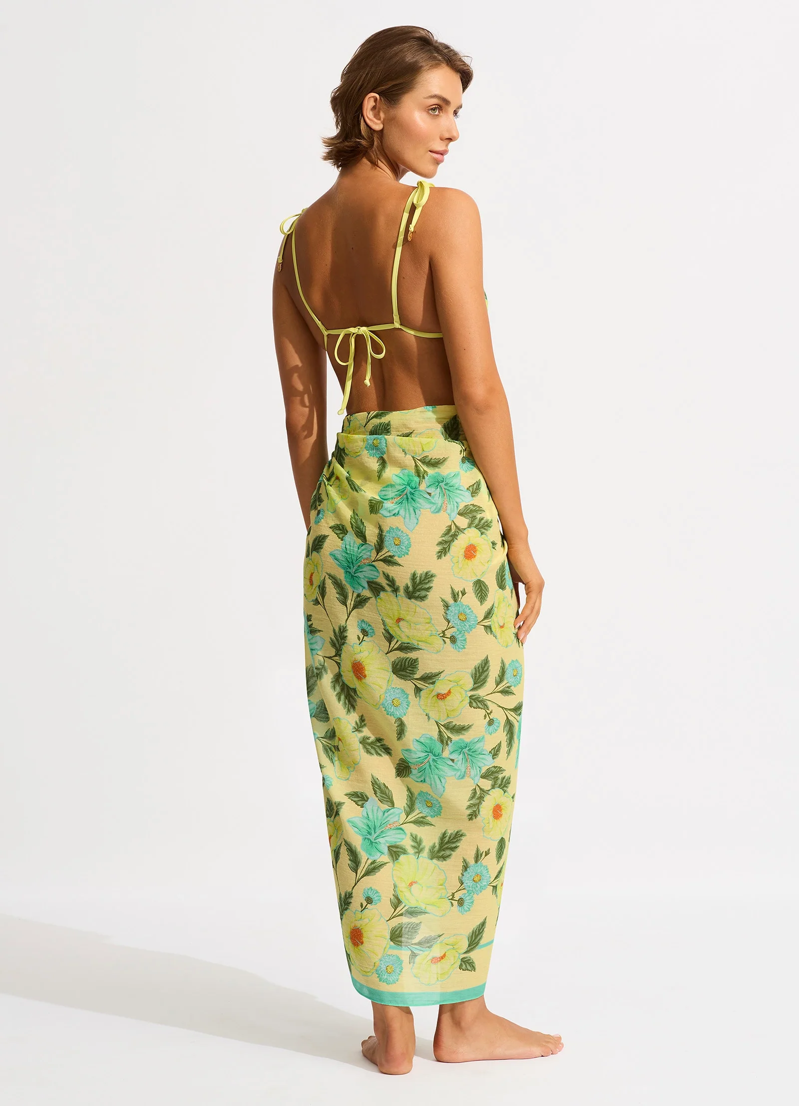 Garden Party Sarong - Lime Light - Image 3