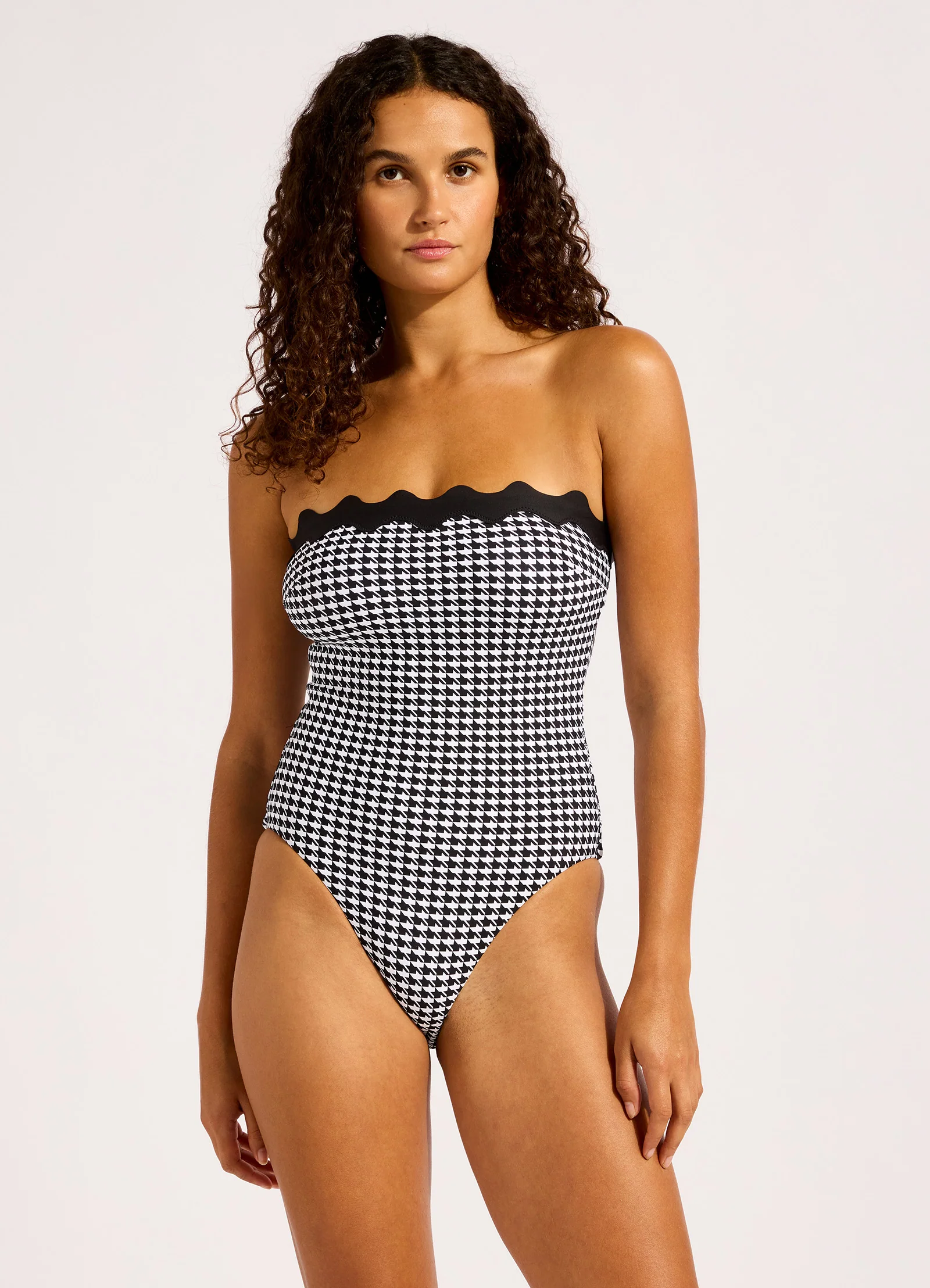 Gia Check Ric Rac One Piece Swimsuit - Image 2