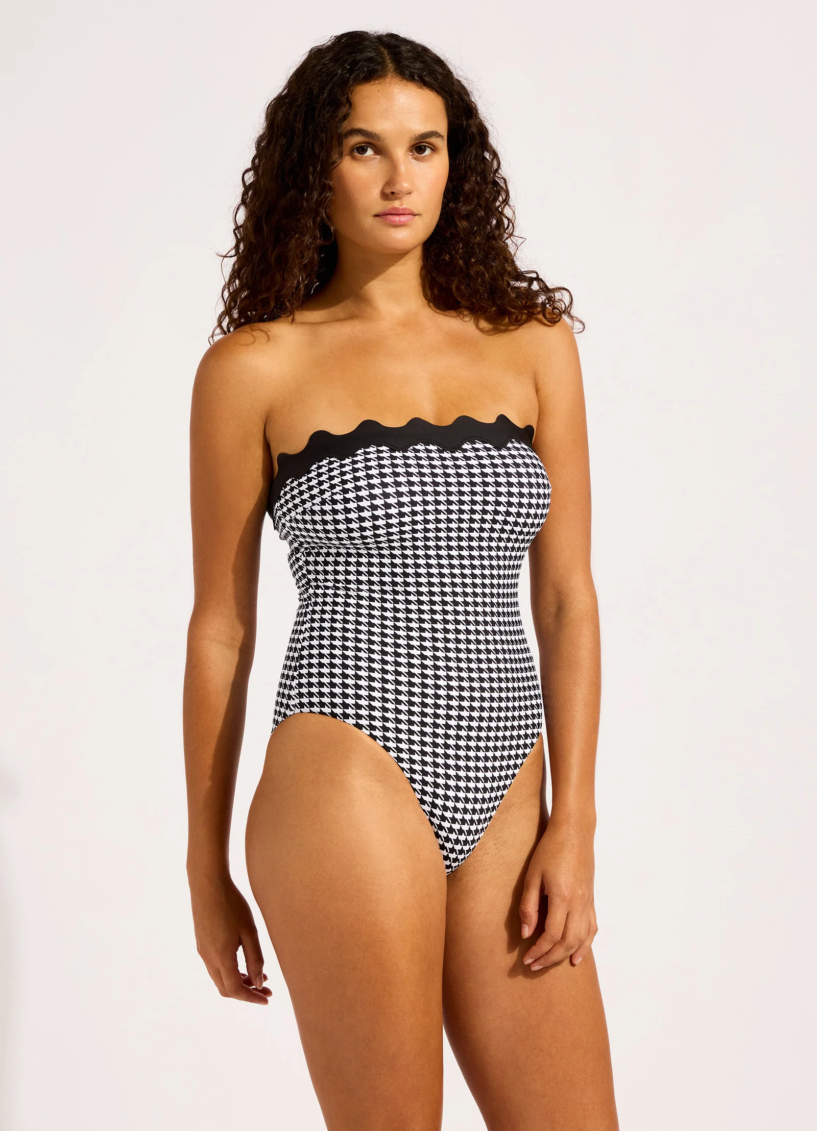 Gia Check Ric Rac One Piece Swimsuit - Image 3