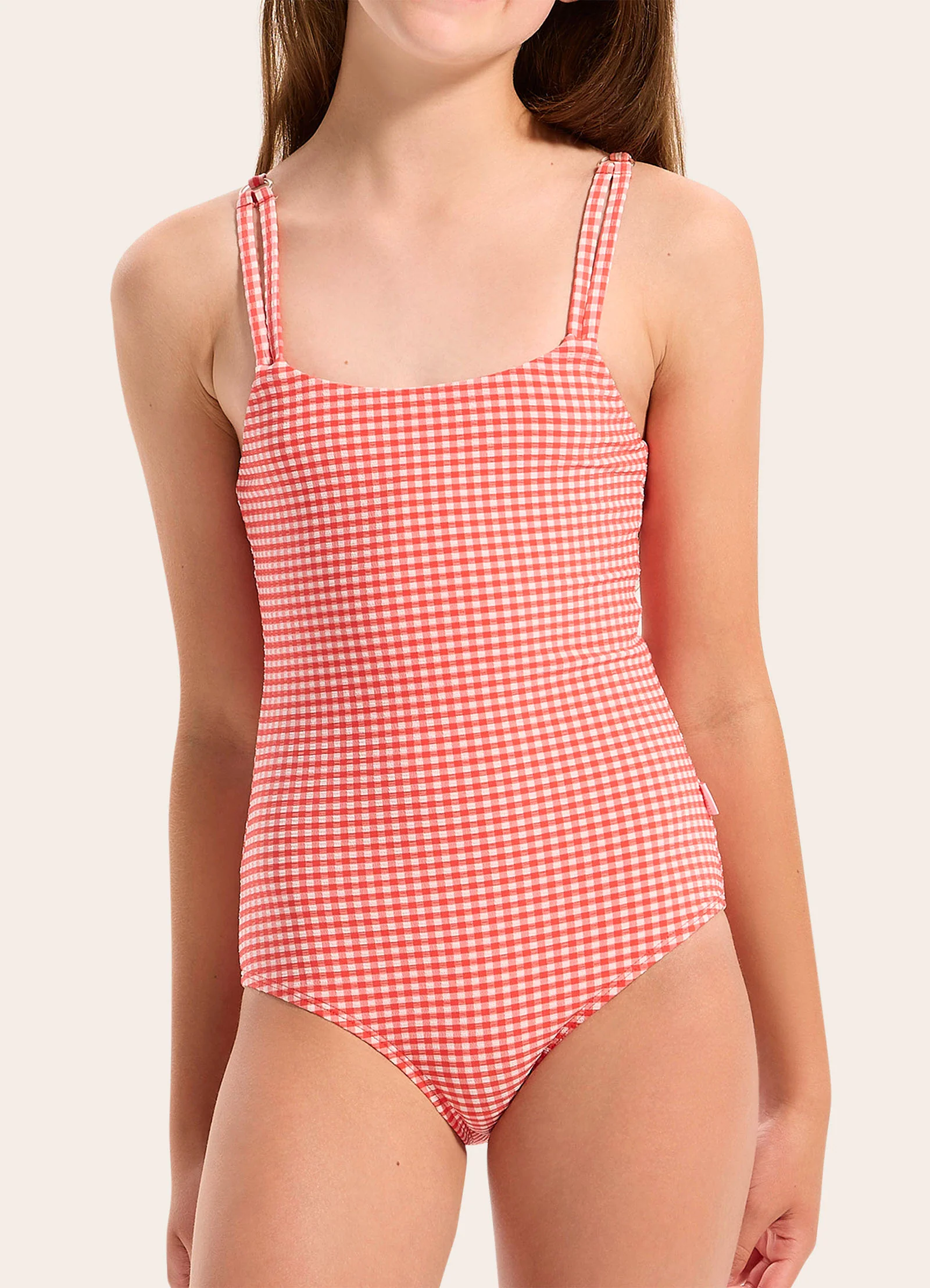 Gingham One Piece Swimsuit - Image 2