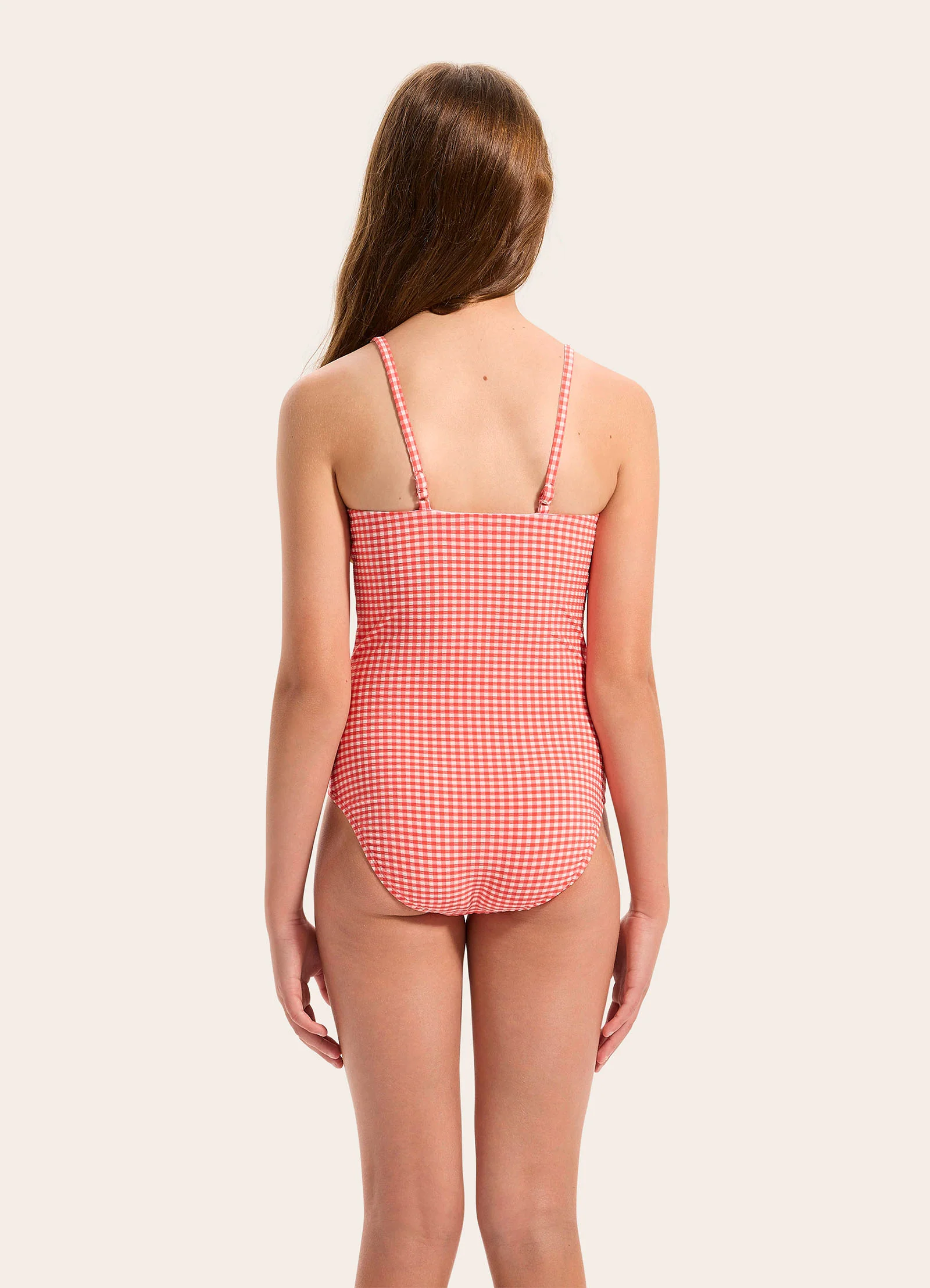 Gingham One Piece Swimsuit - Image 4