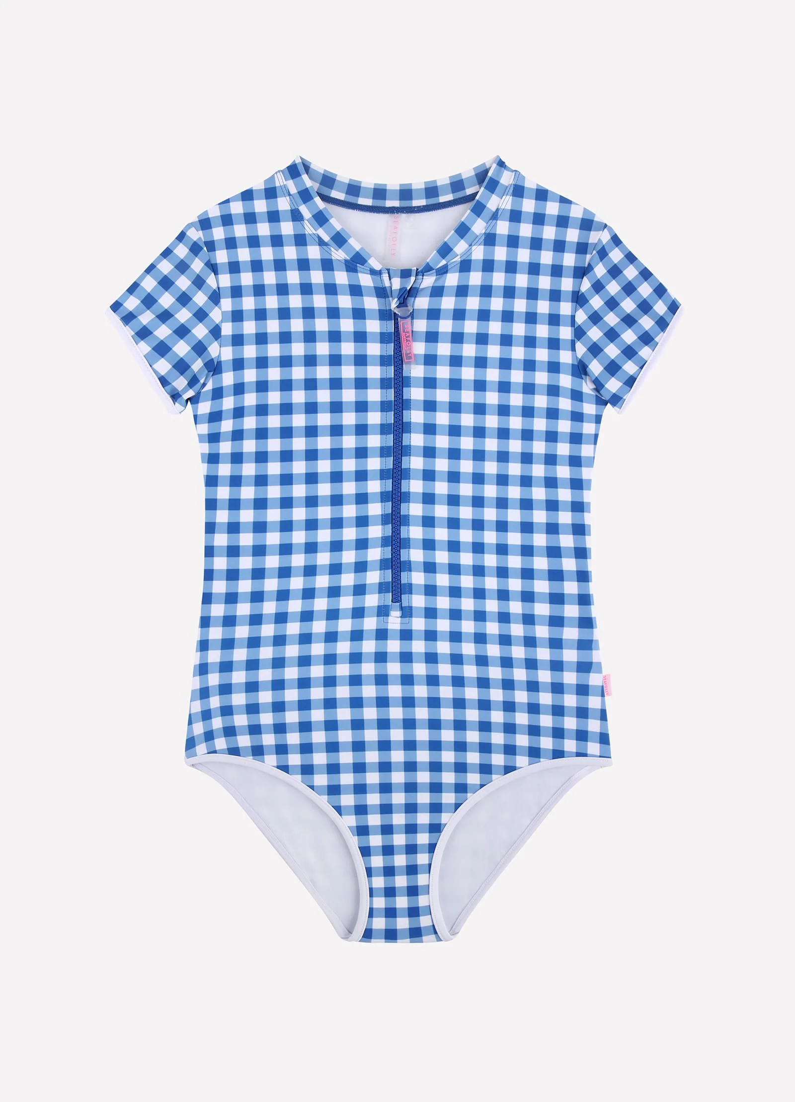 Gingham Paddlesuit - Blue Lottie - Image 2