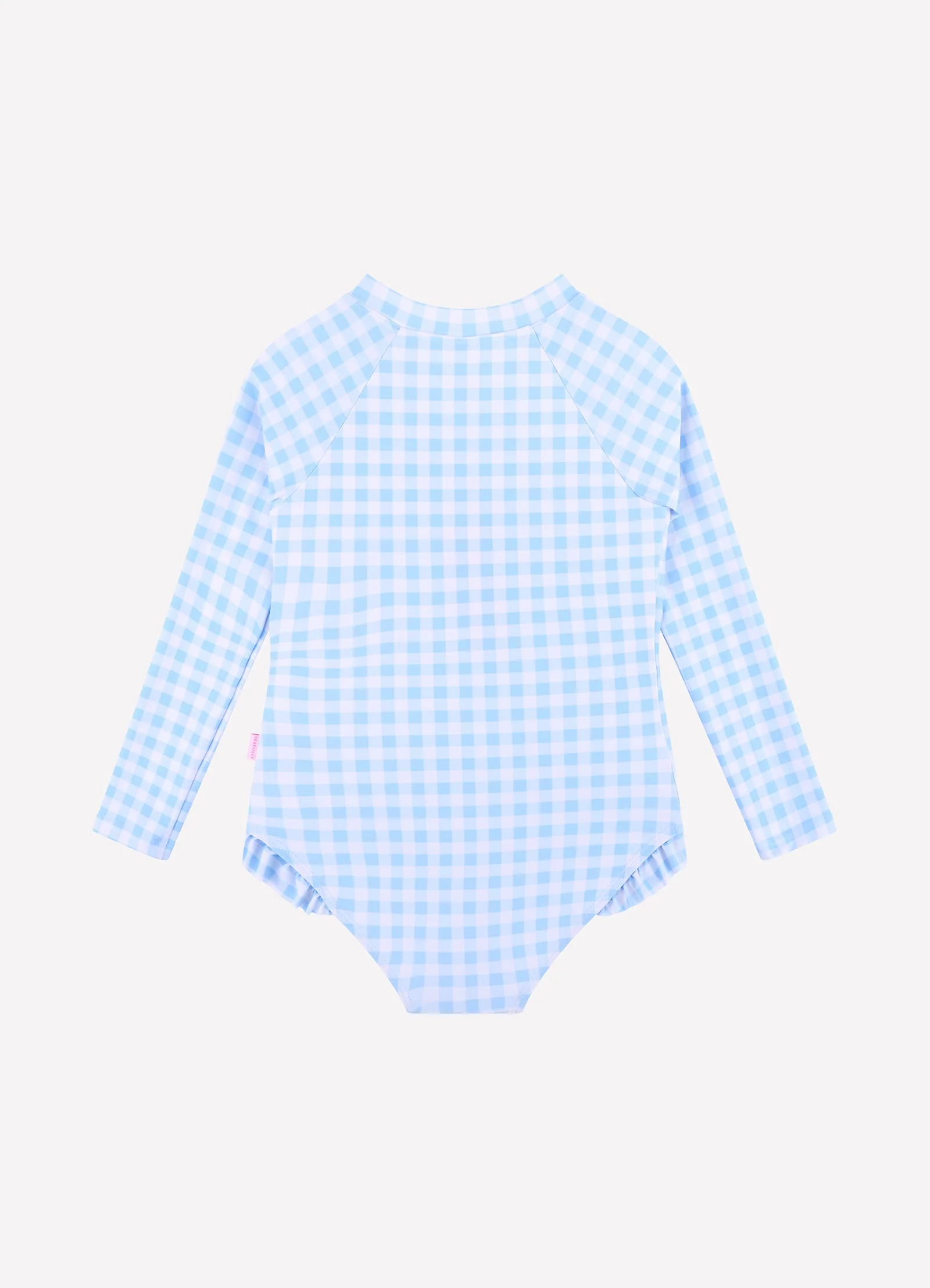 Gingham Sunsuit - Placid Blue - Image 4