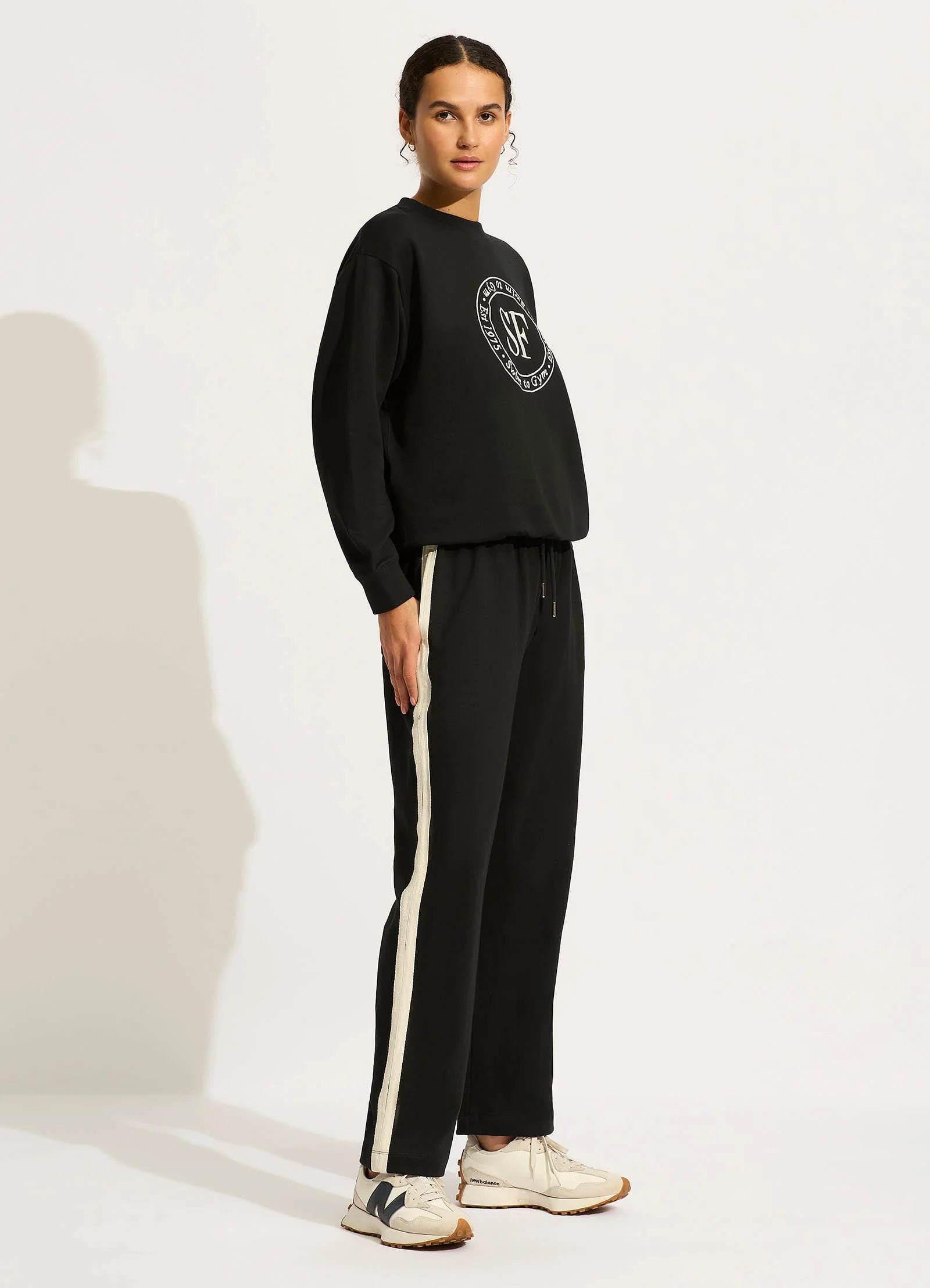 Heritage Sweat Pants  - Black - Image 3