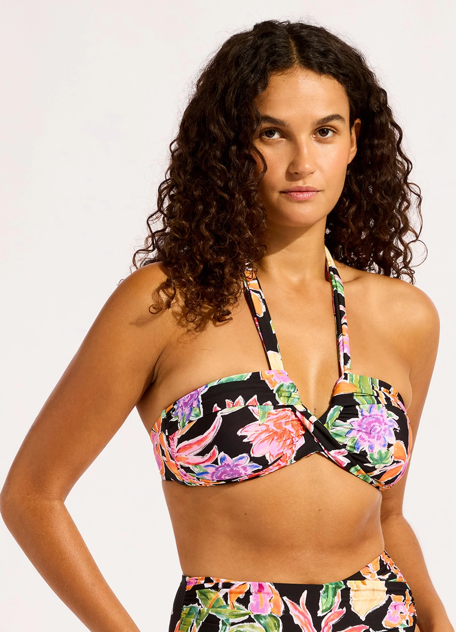 Hothouse Flowers Halter Bandeau Bikini Top - Image 2