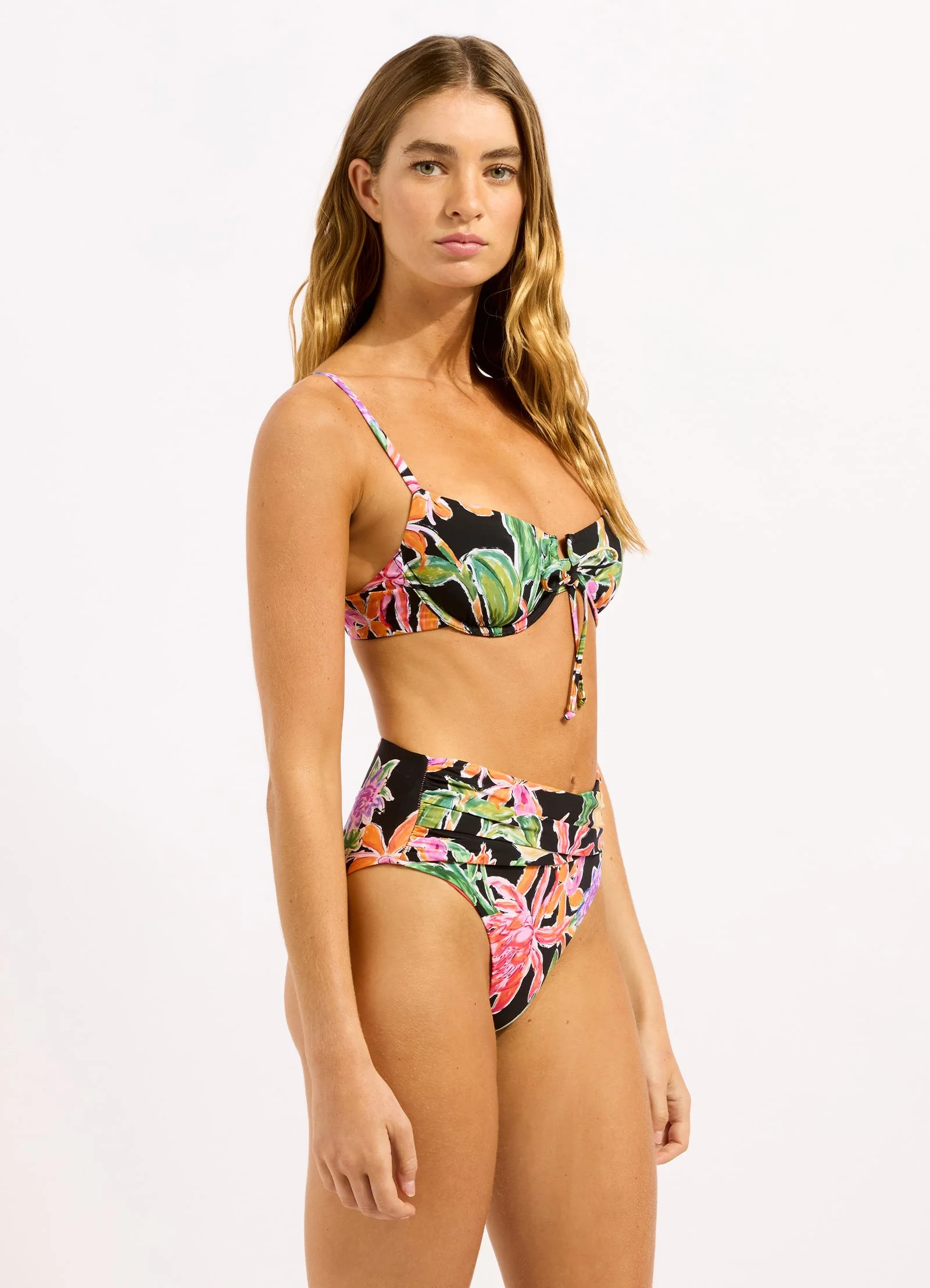 Hothouse Flowers High Waist Bikini Bottom - Image 3