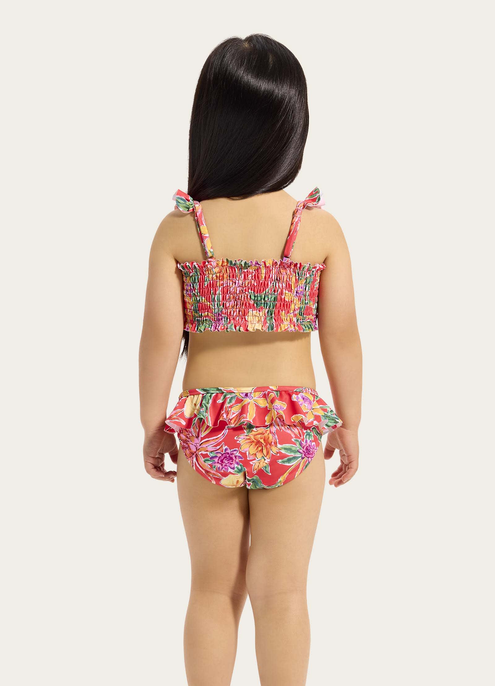 Hothouse Flowers Shirred Bikini Set - Image 5