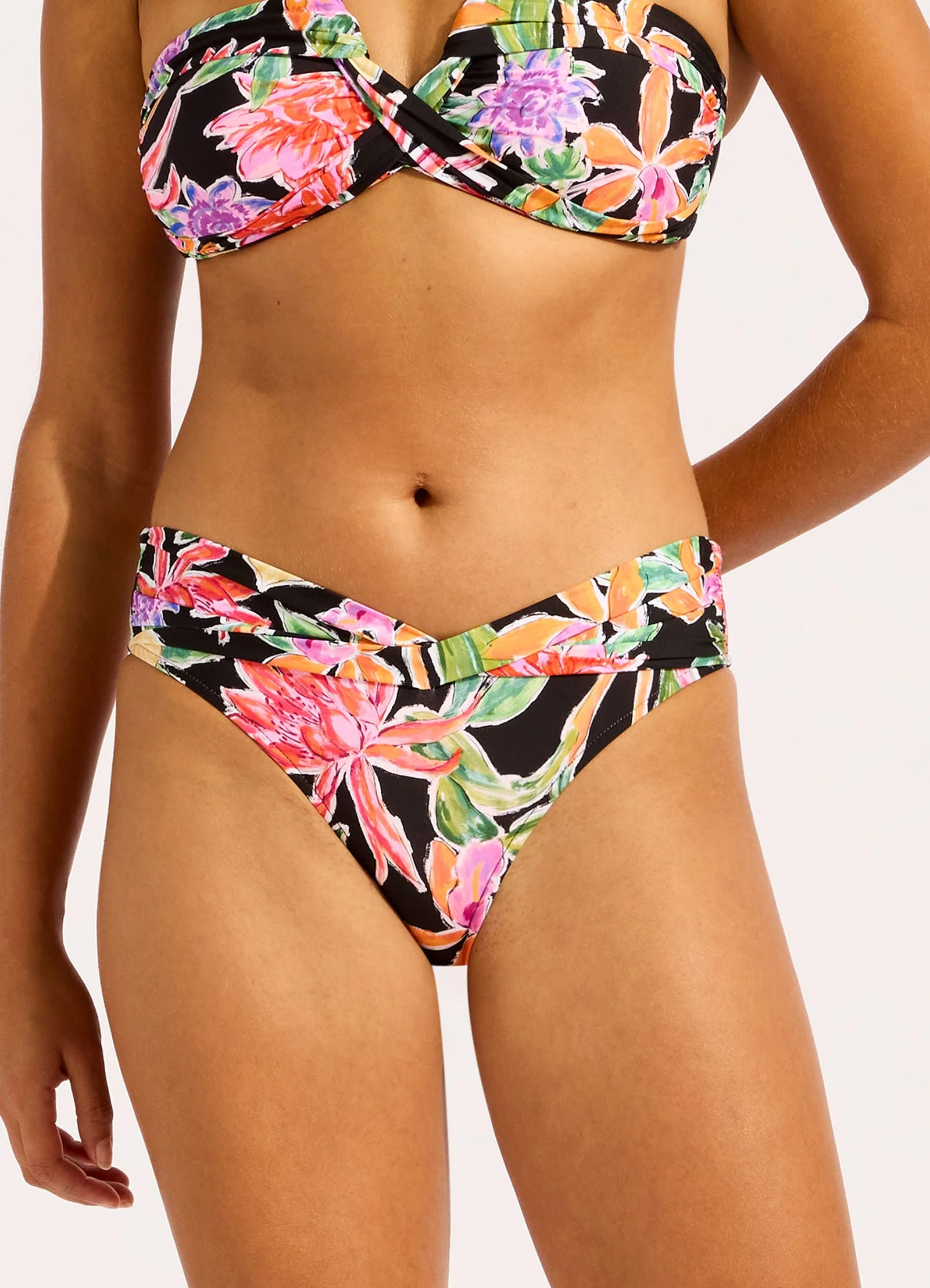 Hothouse Flowers Twist Band Mini Hipster Bikini Bottom - Image 2