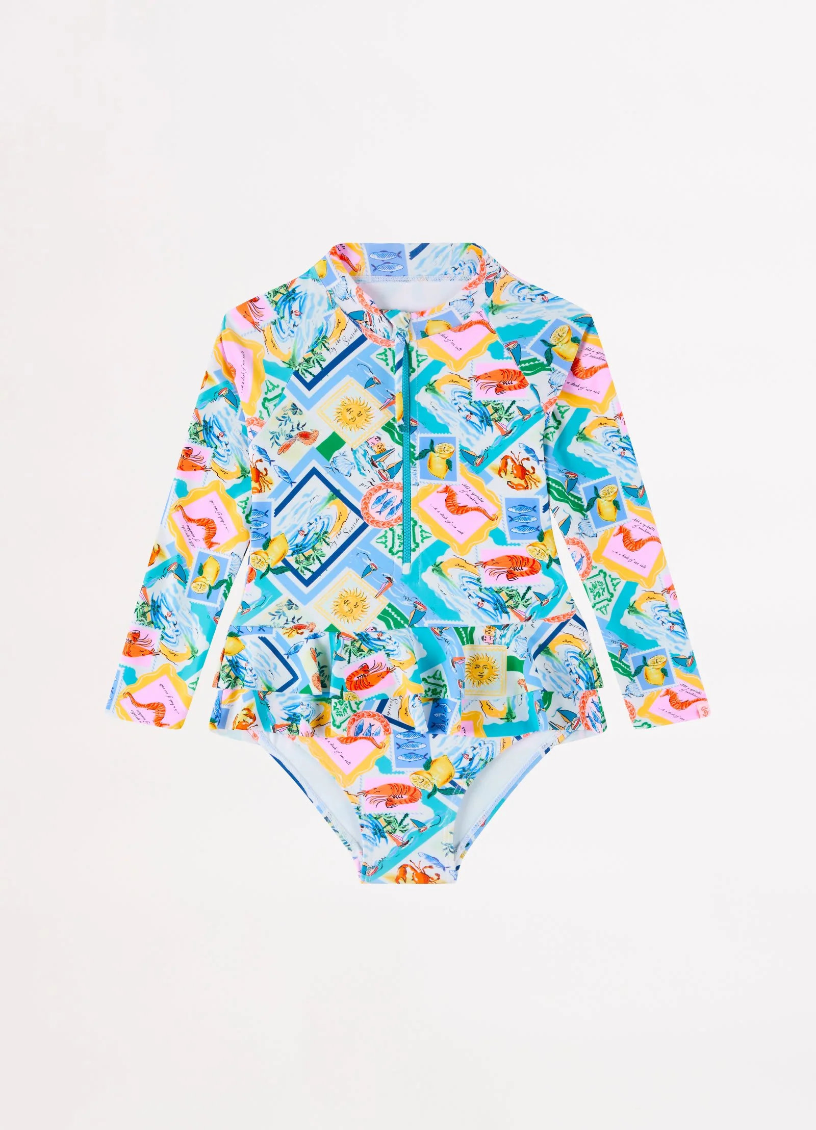 Isle Of Capri Girls Paddlesuit - Capri - Image 2