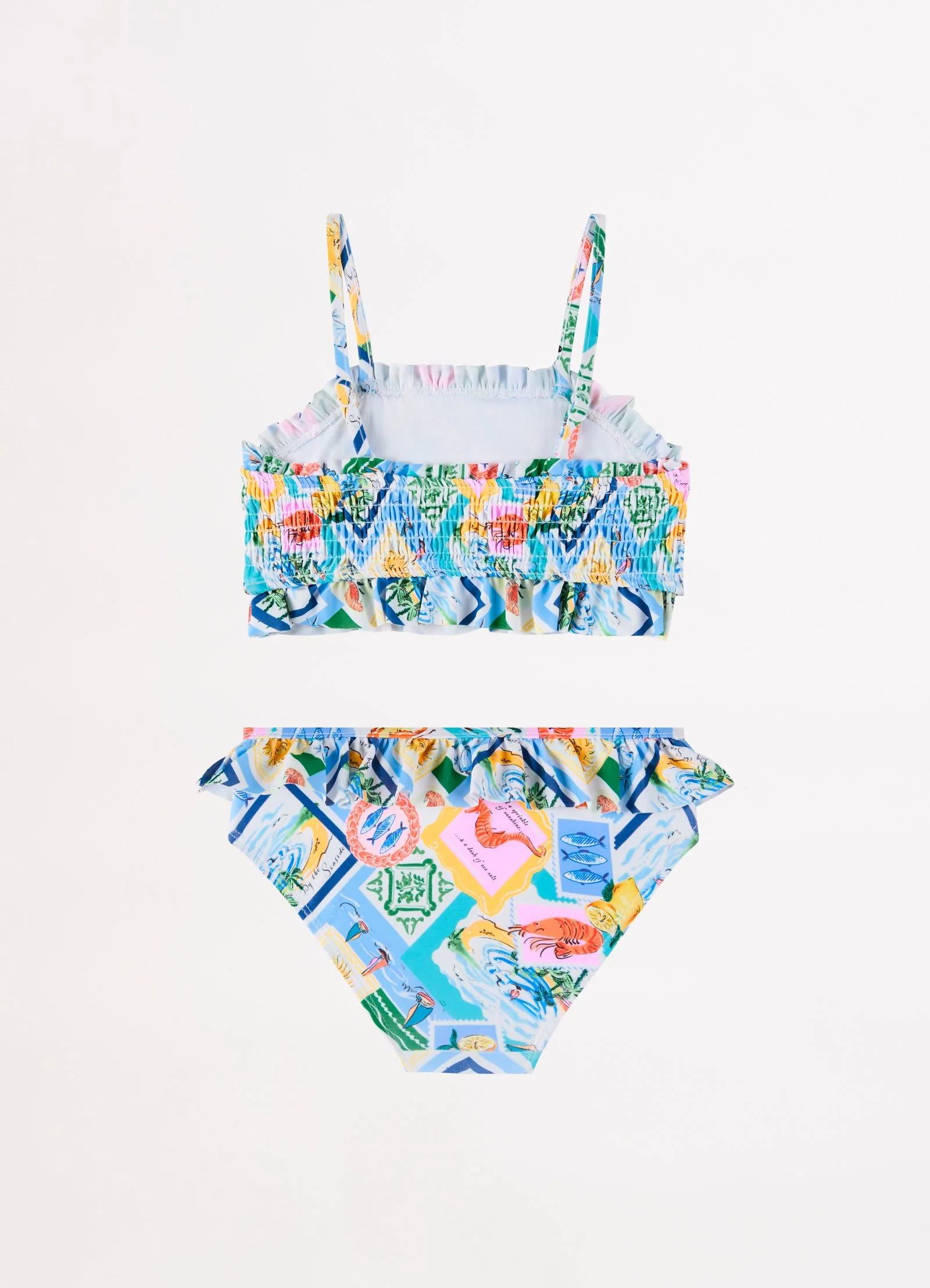 Isle Of Capri Girls Shirred Bikini - Capri - Image 3