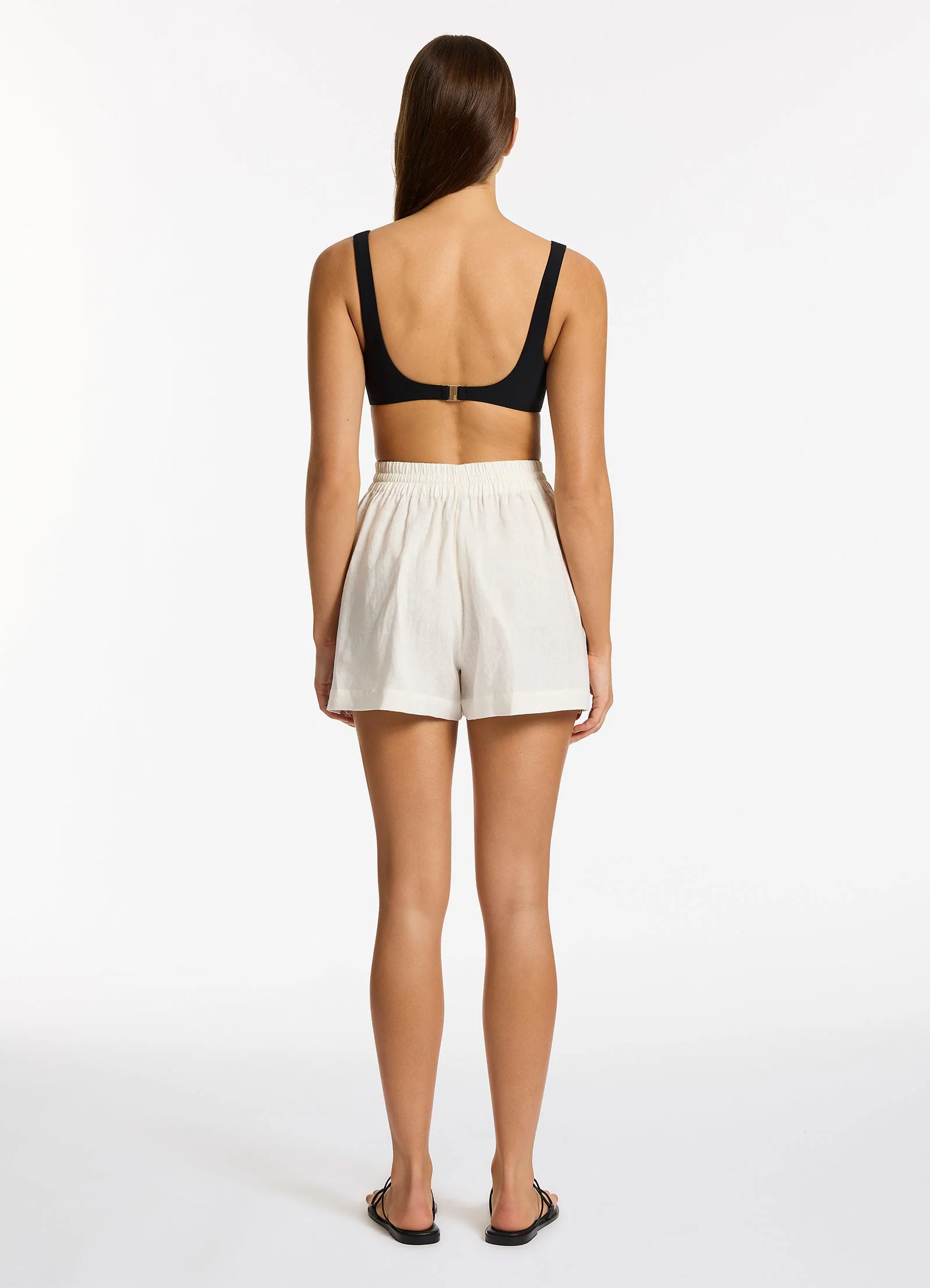 Jetset Elastic Waist Short - Cream - Image 2