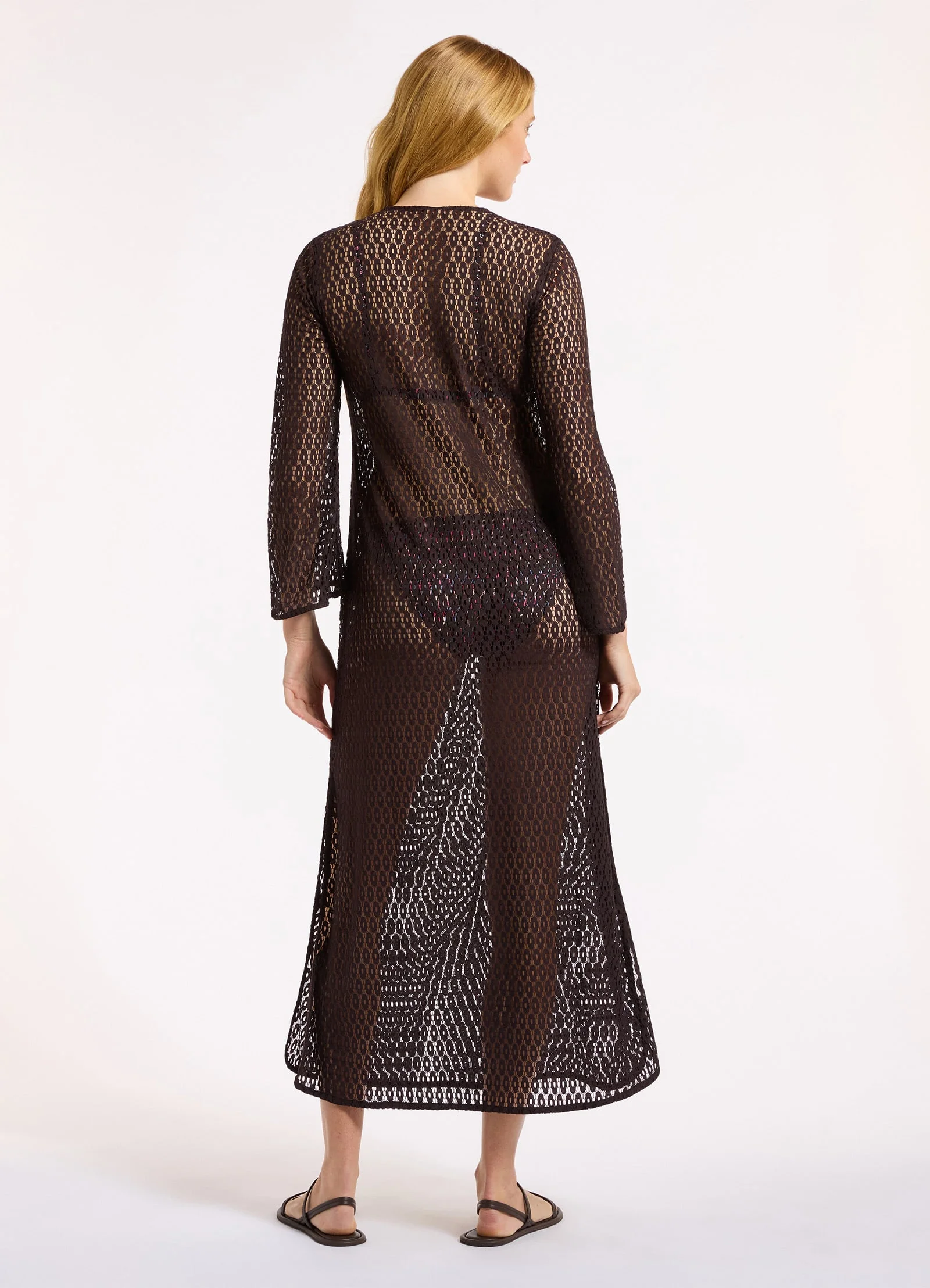 Jetset Stretch Lace Maxi Kaftan - Image 2