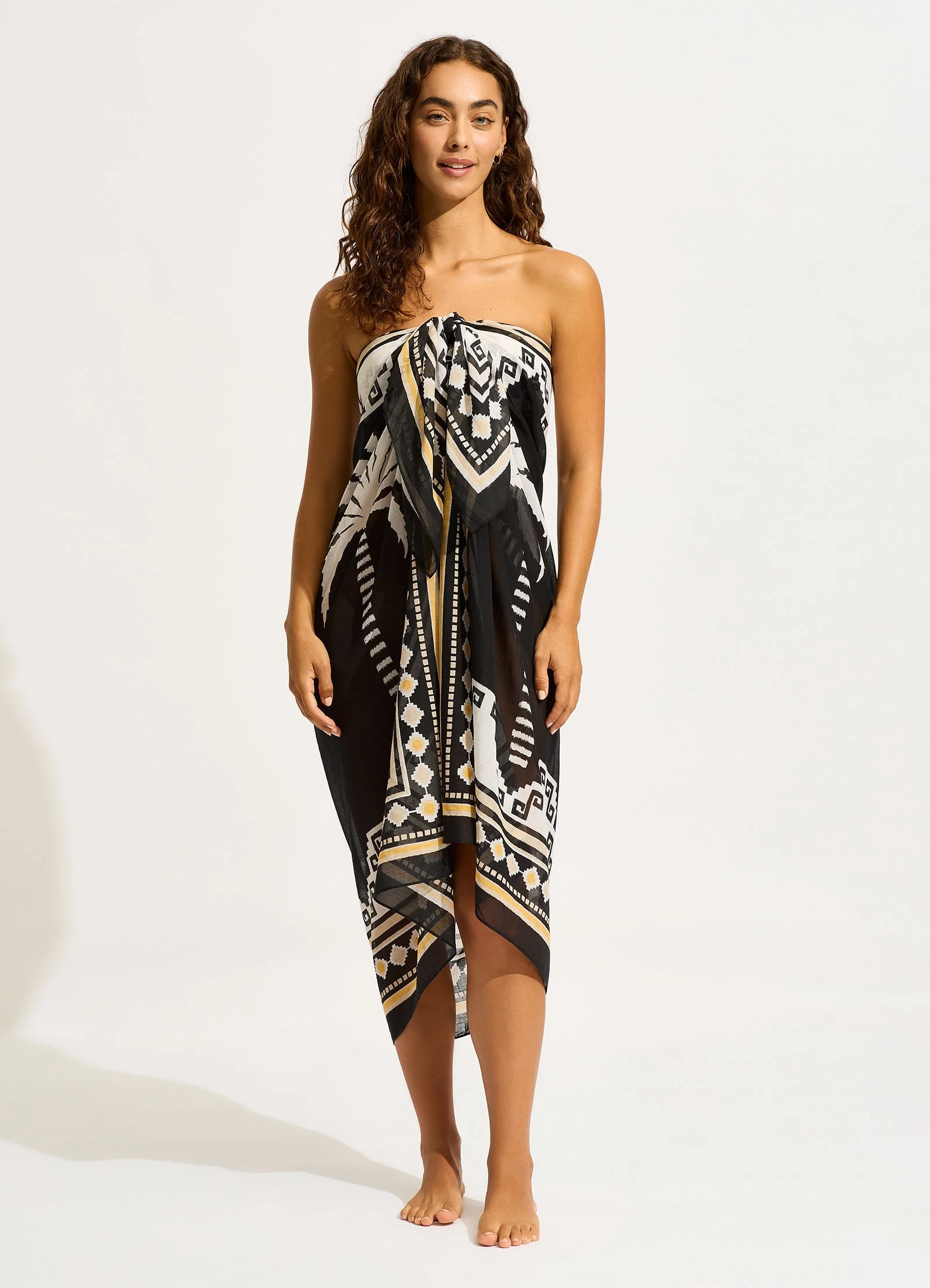 Kasbah Sarong - Black - Image 5
