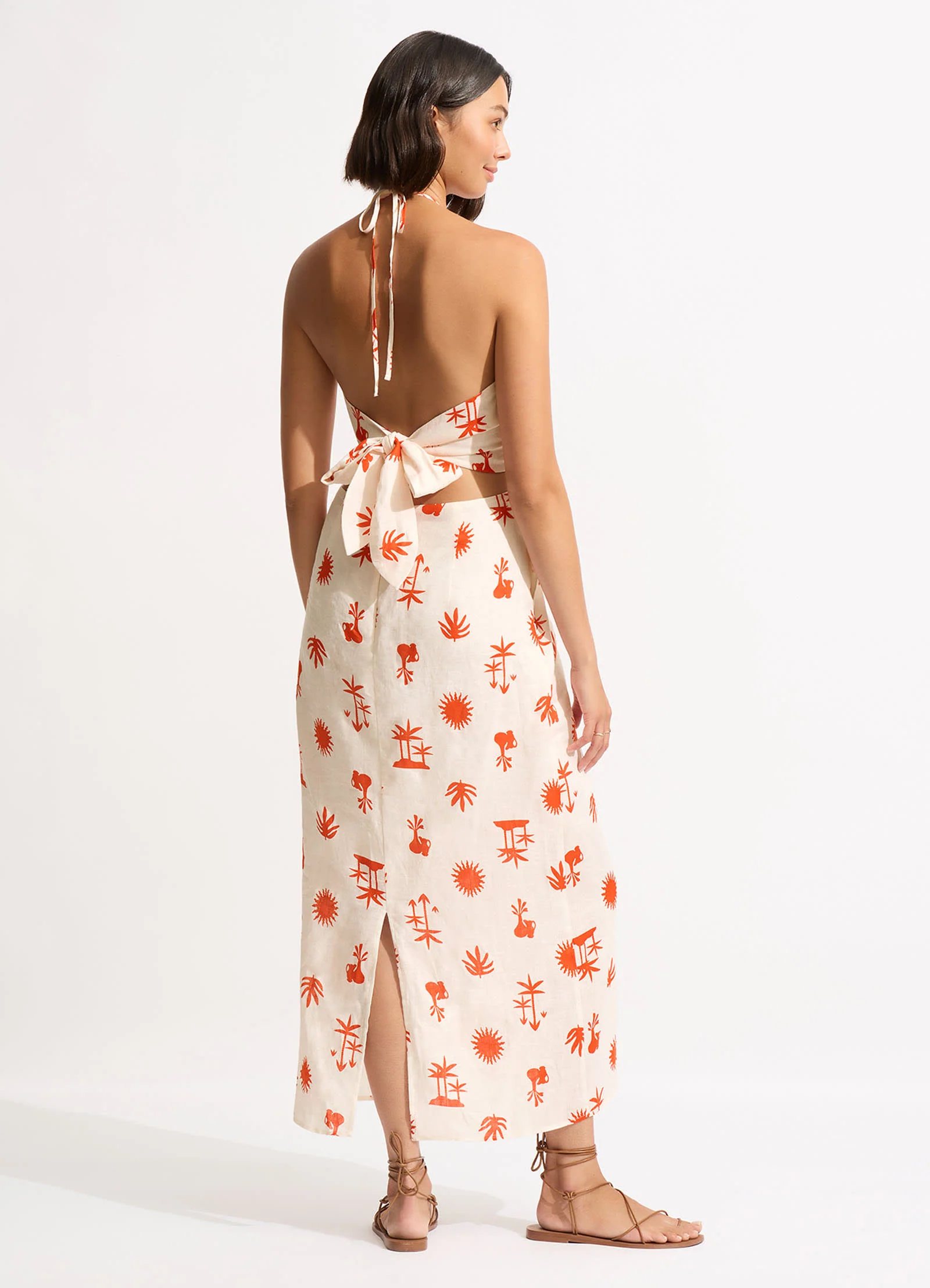 La Palma Maxi Dress - Tamarillo - Image 3