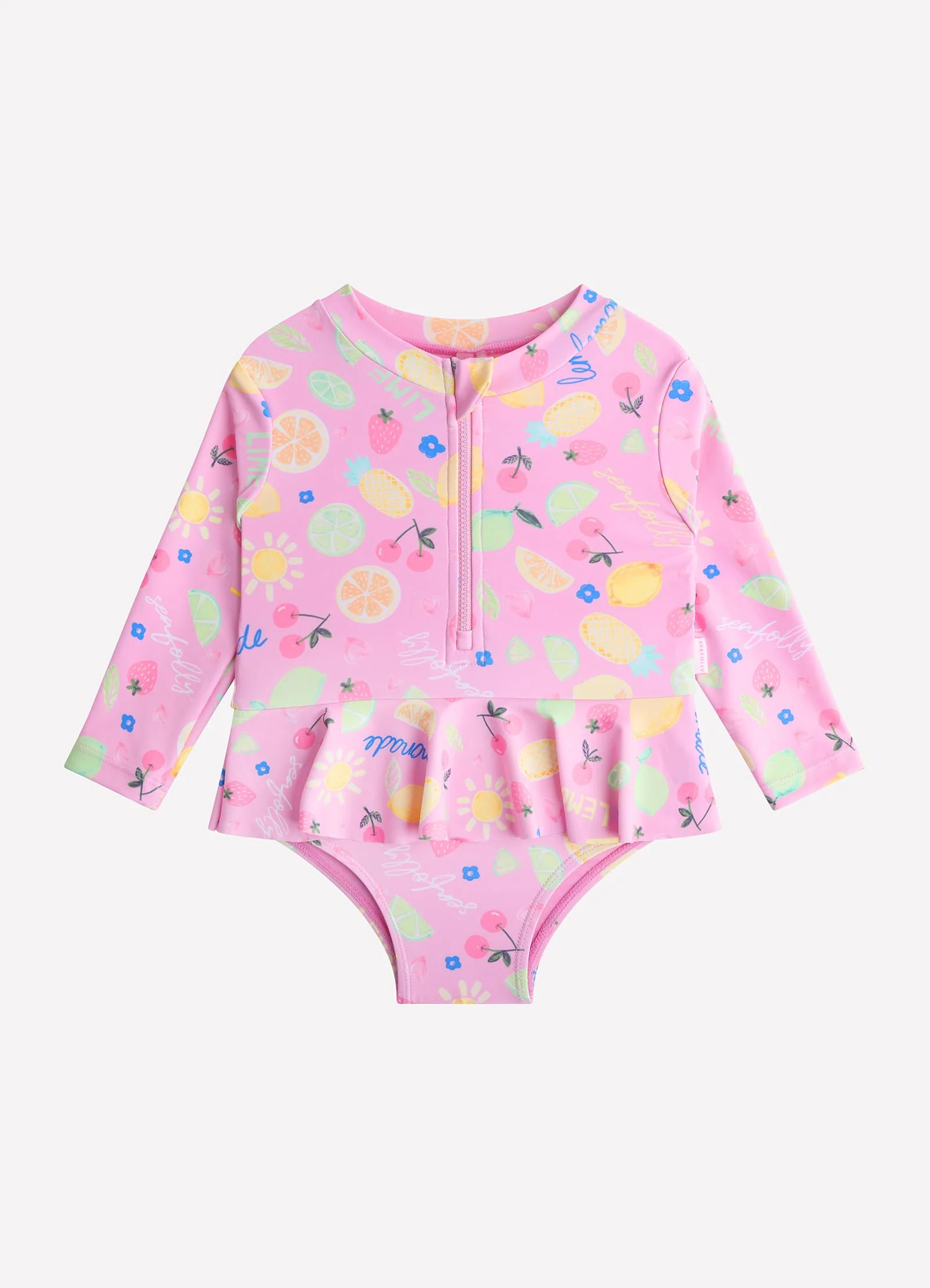 Lemon Lime Flounce Sunsuit - Lemon Lime - Image 2