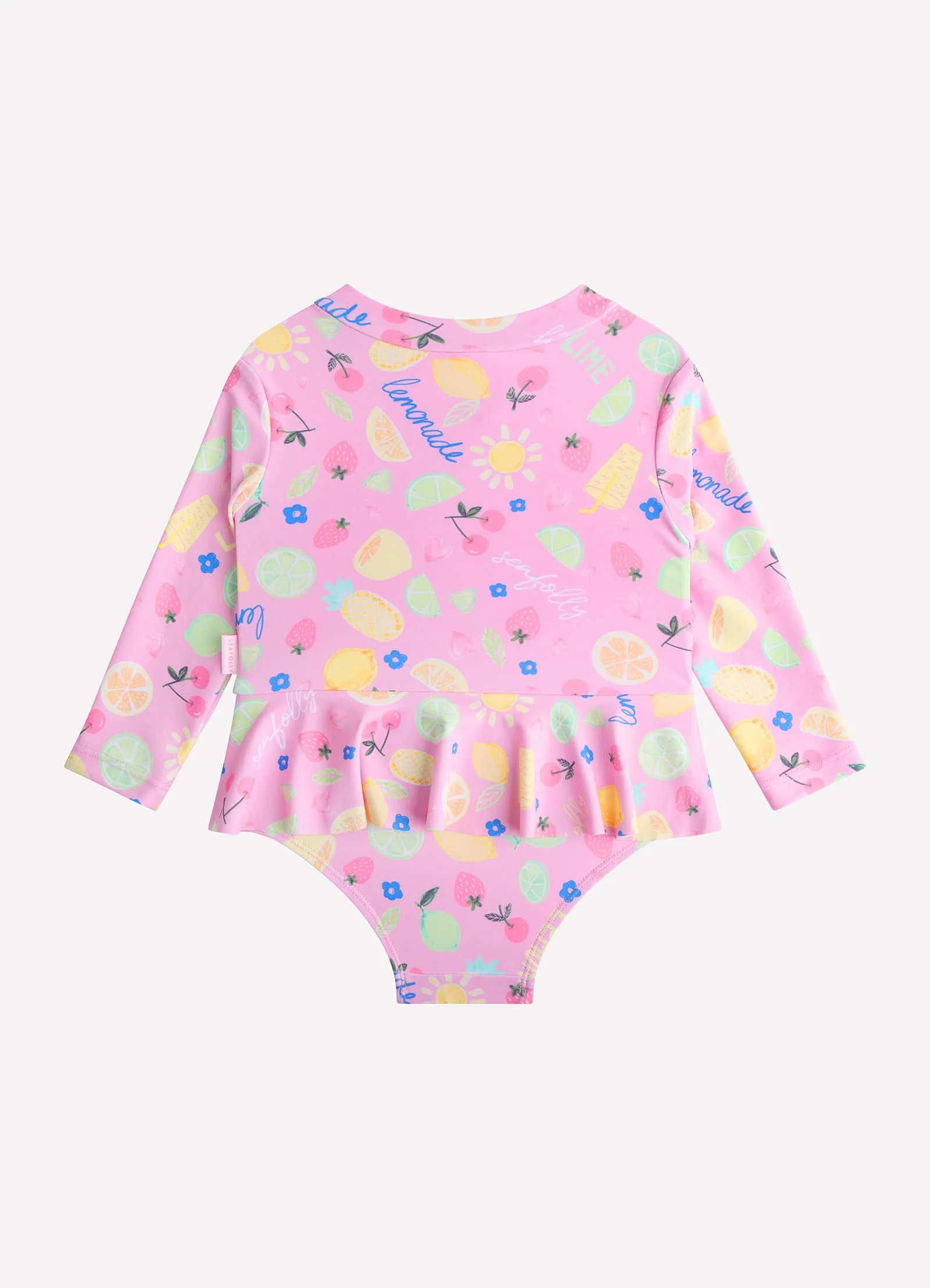 Lemon Lime Flounce Sunsuit - Lemon Lime - Image 3