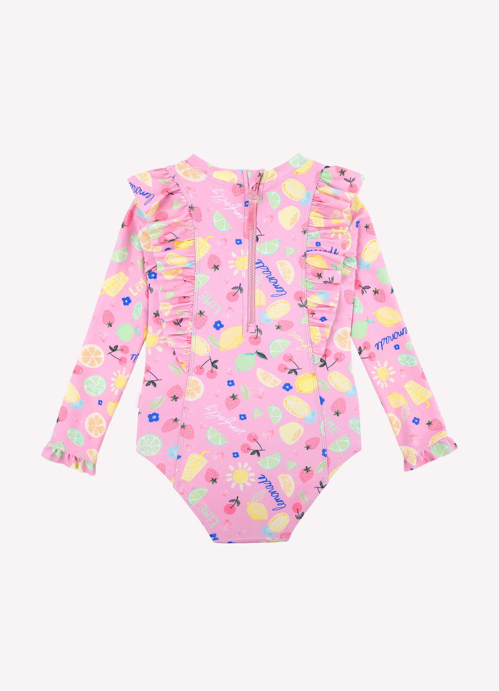 Lemon Lime Frill Paddlesuit - Lemon Lime - Image 3
