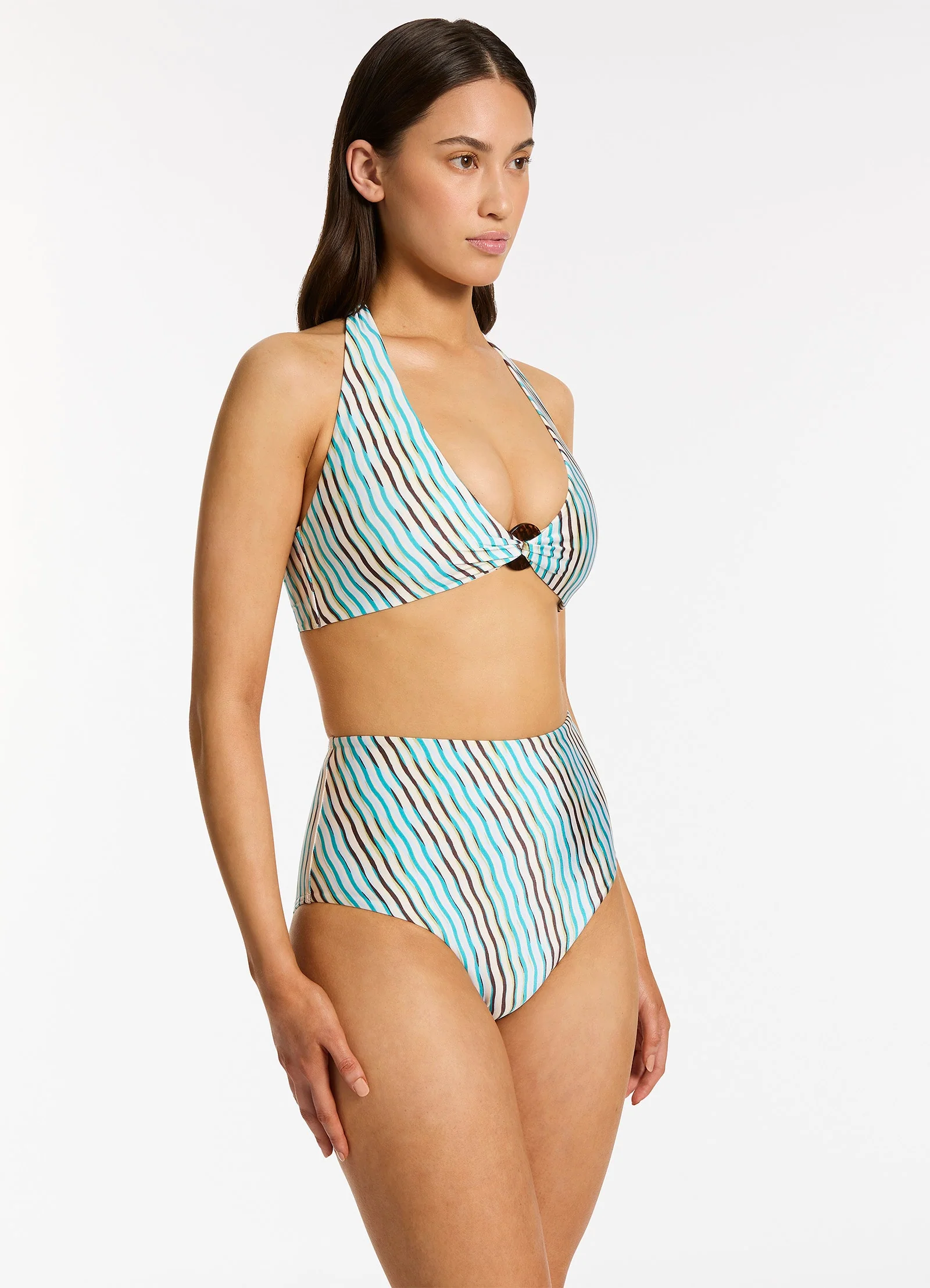 Lotus Halter Tie Bikini Top - Image 3