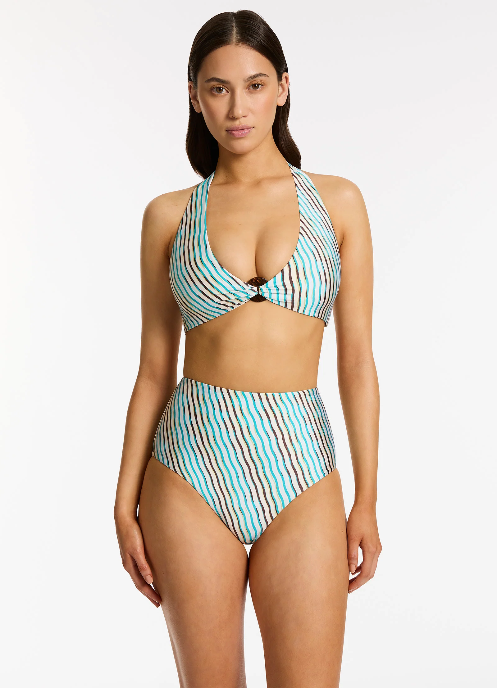 Lotus High Waist Bikini Bottom - Image 5