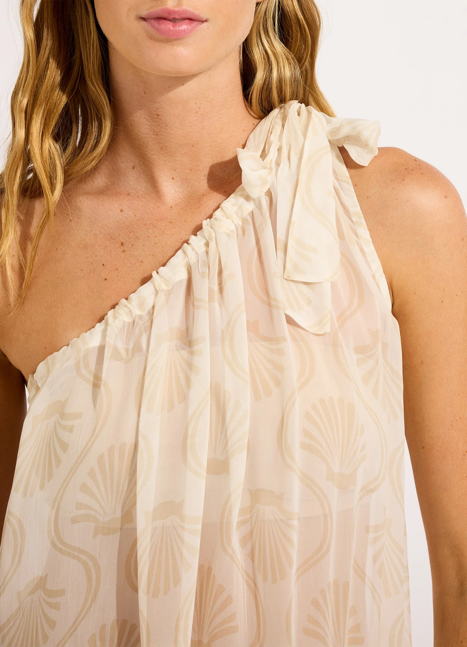 Luna One Shoulder Maxi Kaftan - Image 5