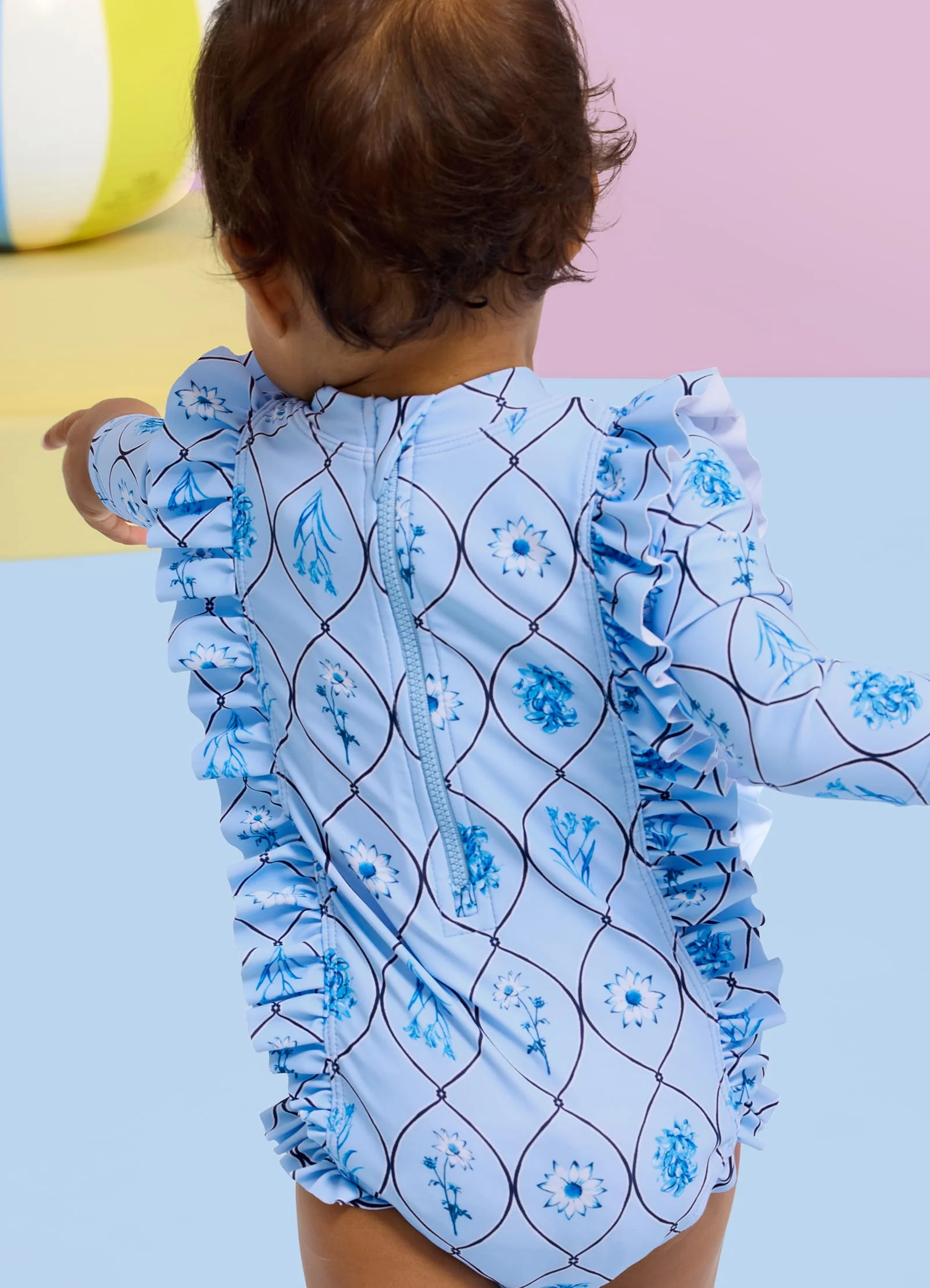 Marbella Frill Sunsuit - Marbella - Image 2